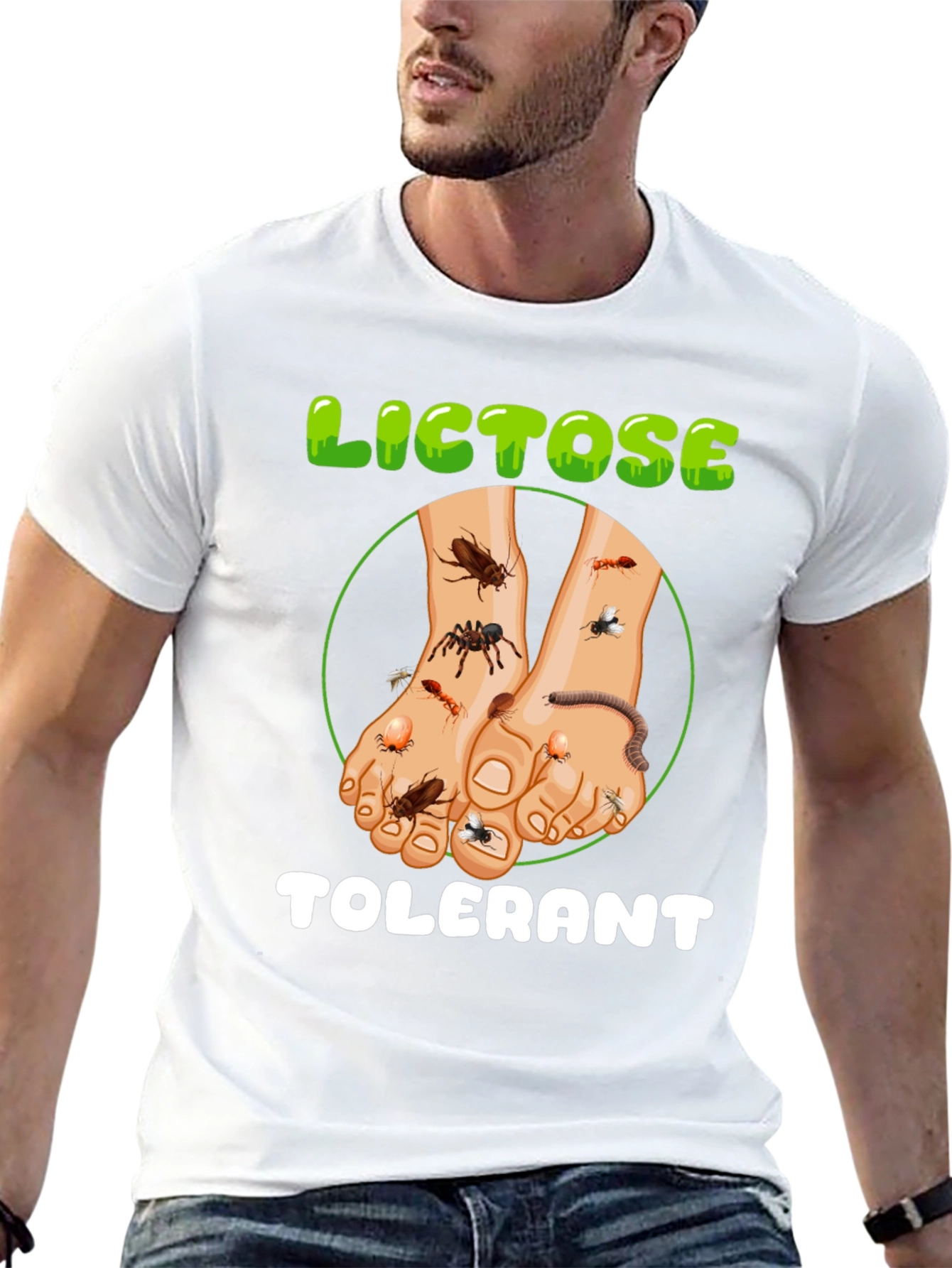 Black Lictose Tolerant Graphic T-Shirt view 13