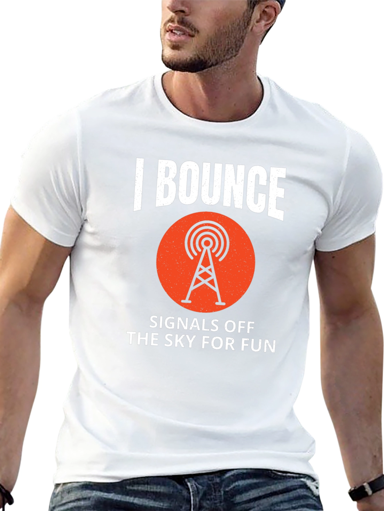 Black Bounce Signals T-Shirt - Amateur Radio Ham Operator Tee view 13