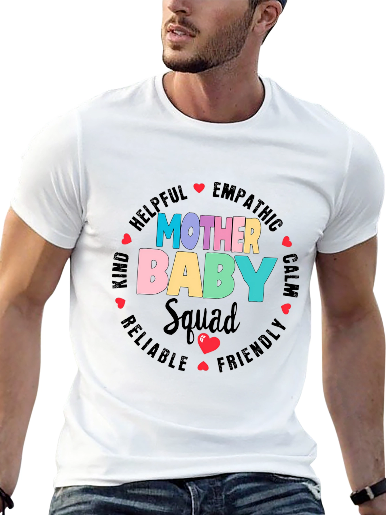 Black Mother Baby Squad Graphic Tee - Soft Cotton Blend view 13