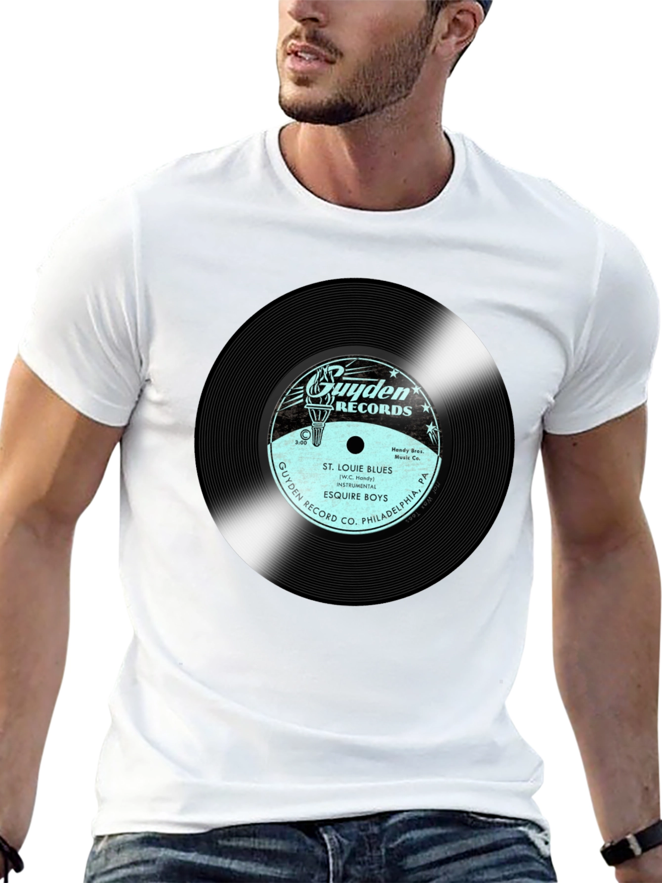 Black Guyden Records St. Louie Blues T-Shirt view 13