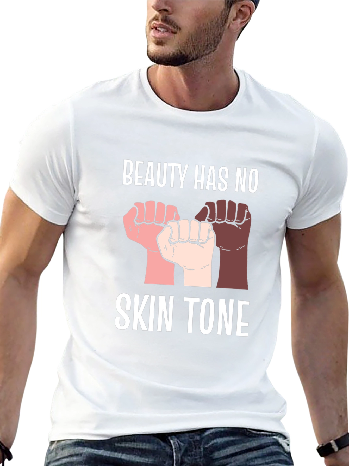 Black Beauty Has No Skin Tone Graphic Tee view 13