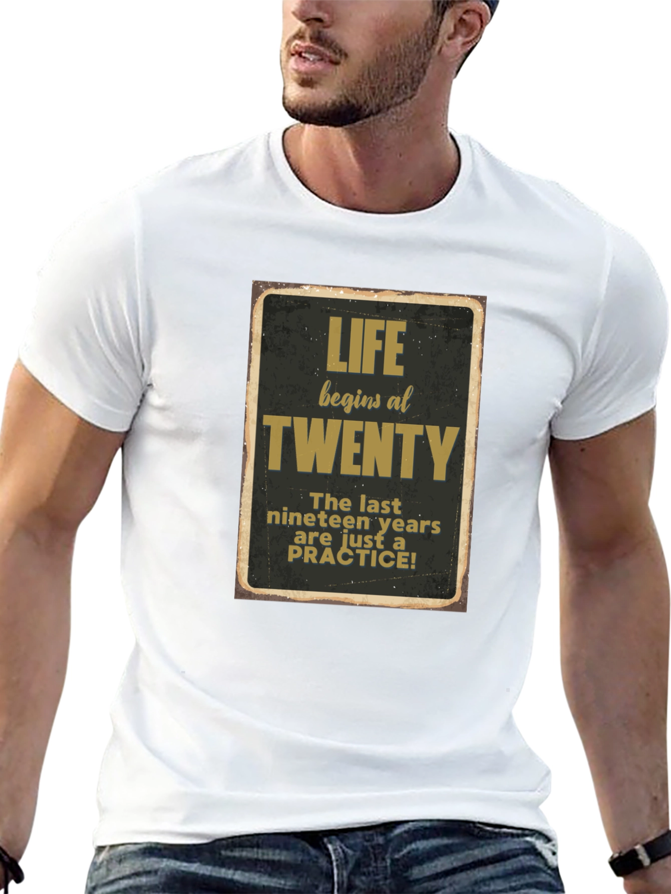 Life Begins At Twenty Graphic T-Shirt - 13