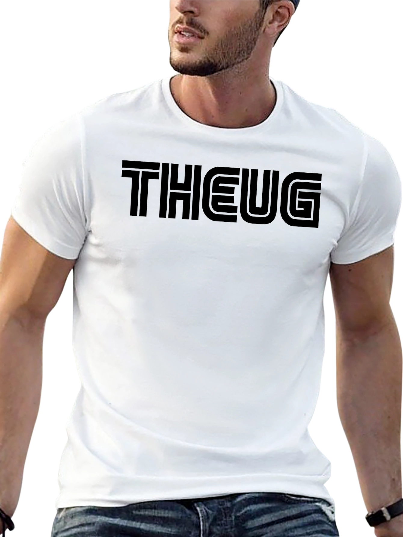 Black THEUG Black Graphic Tee view 13