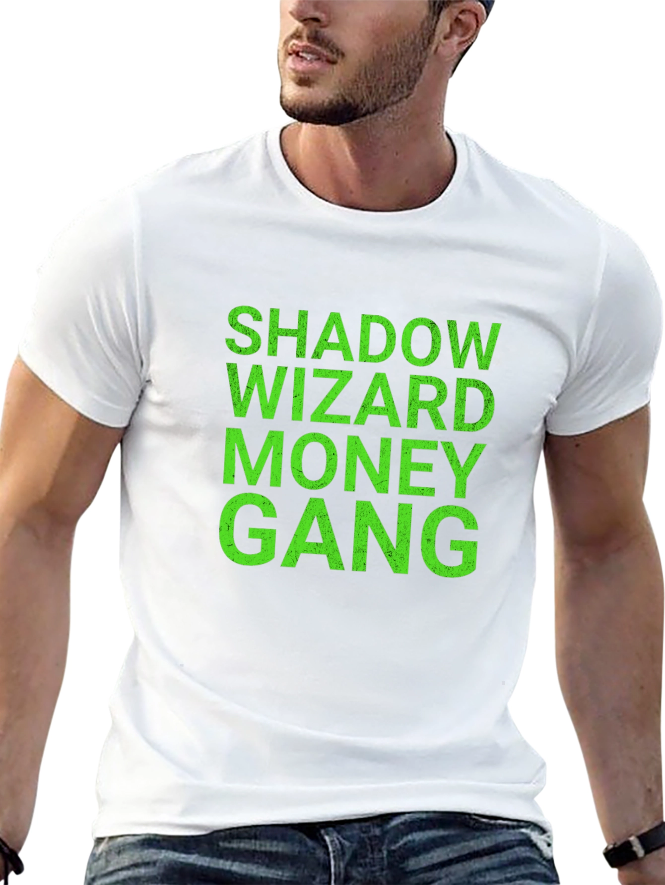 Black Shadow Wizard Money Gang Graphic Tee view 13