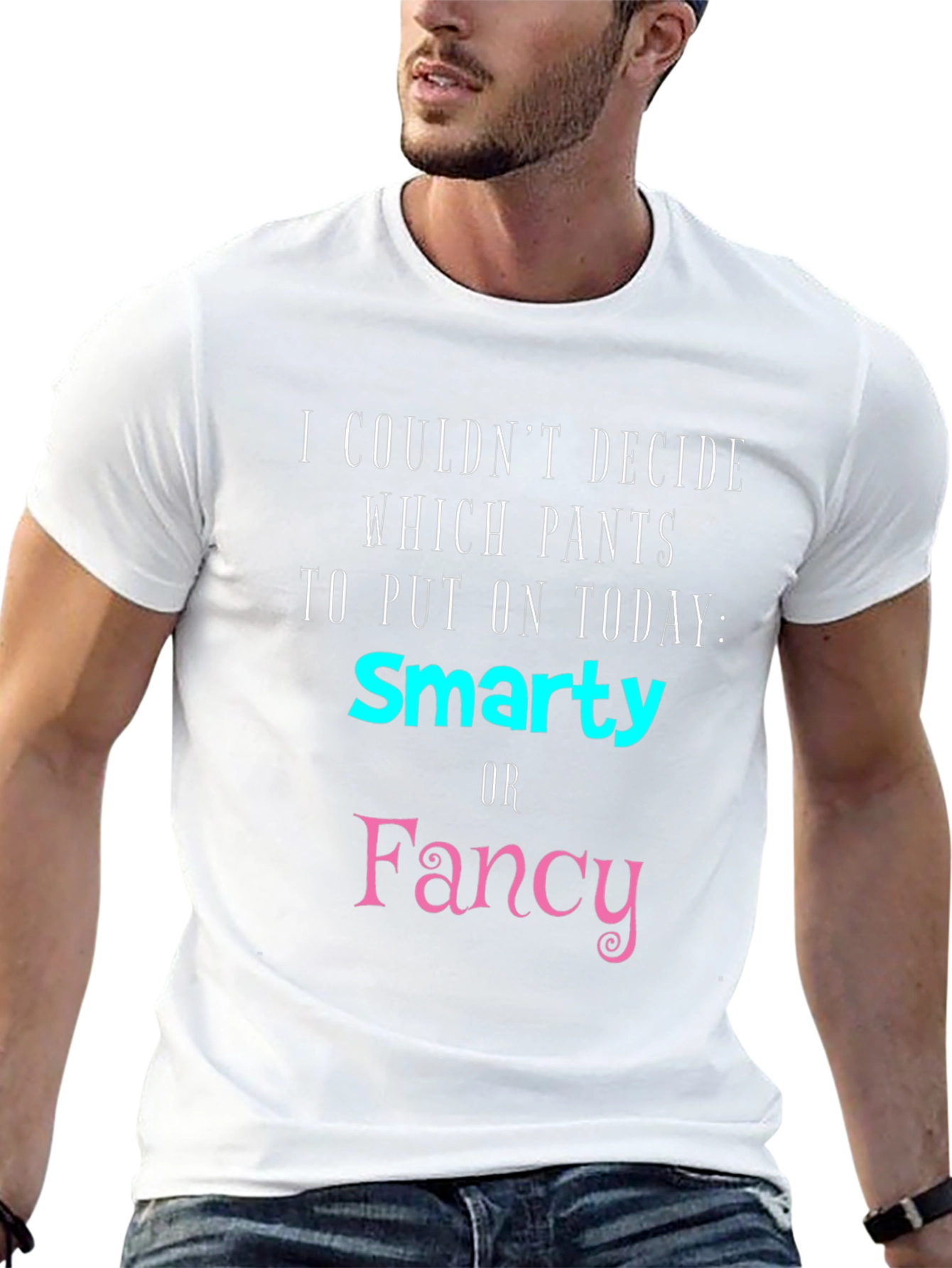 Black Smarty or Fancy Graphic T-Shirt view 13