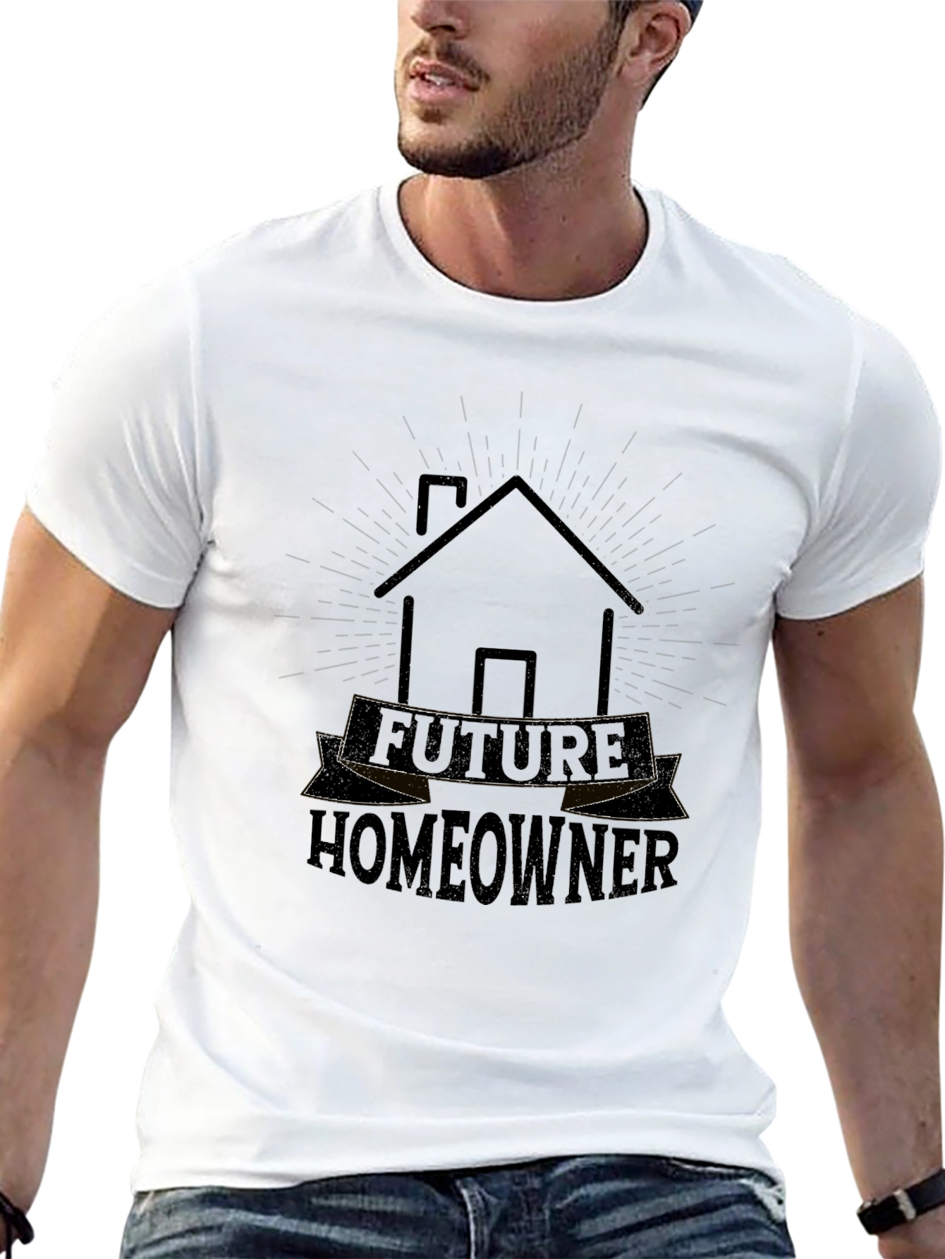 Black Future Homeowner Graphic Tee view 13