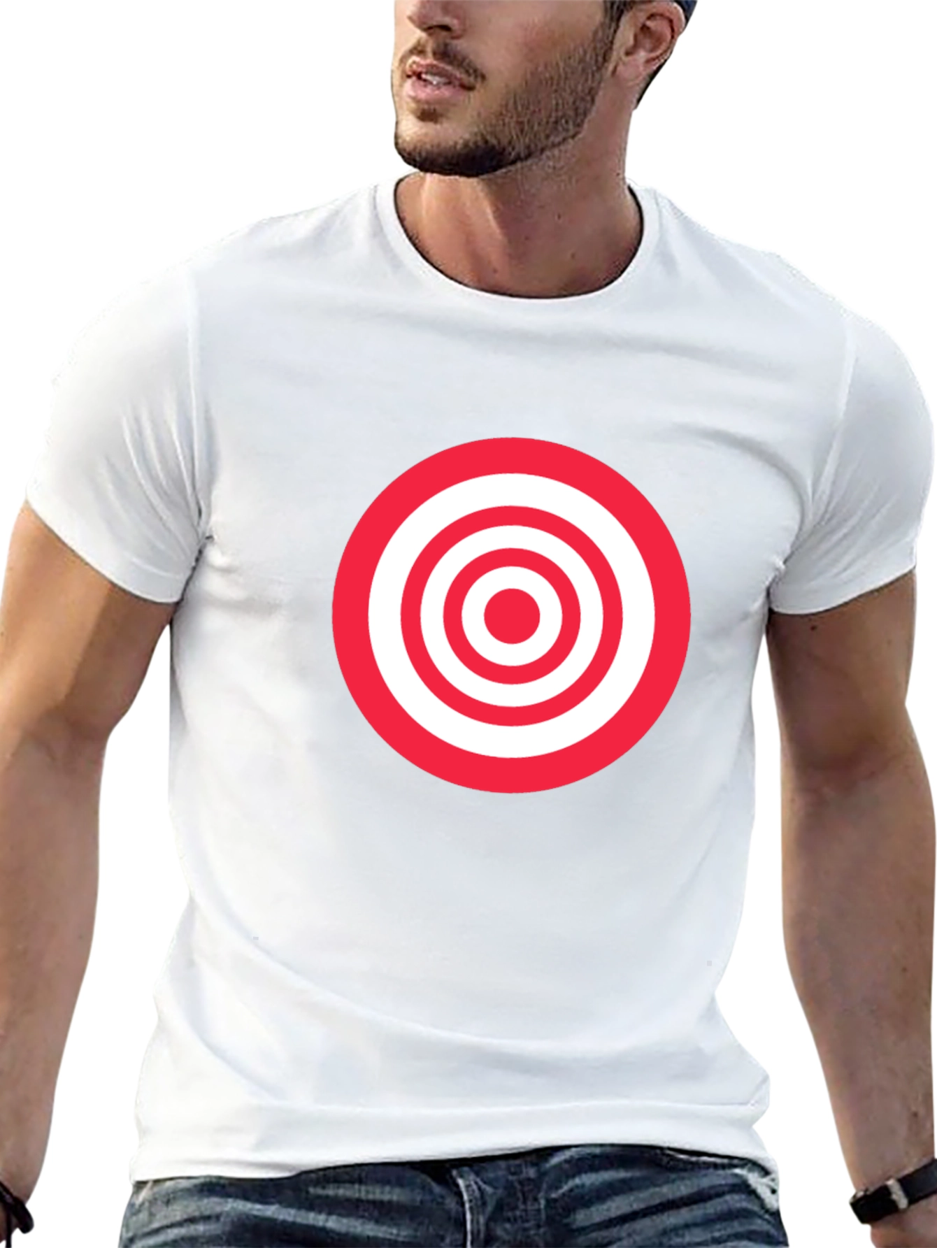 Black Target Graphic Tee - Black Cotton Comfort view 13