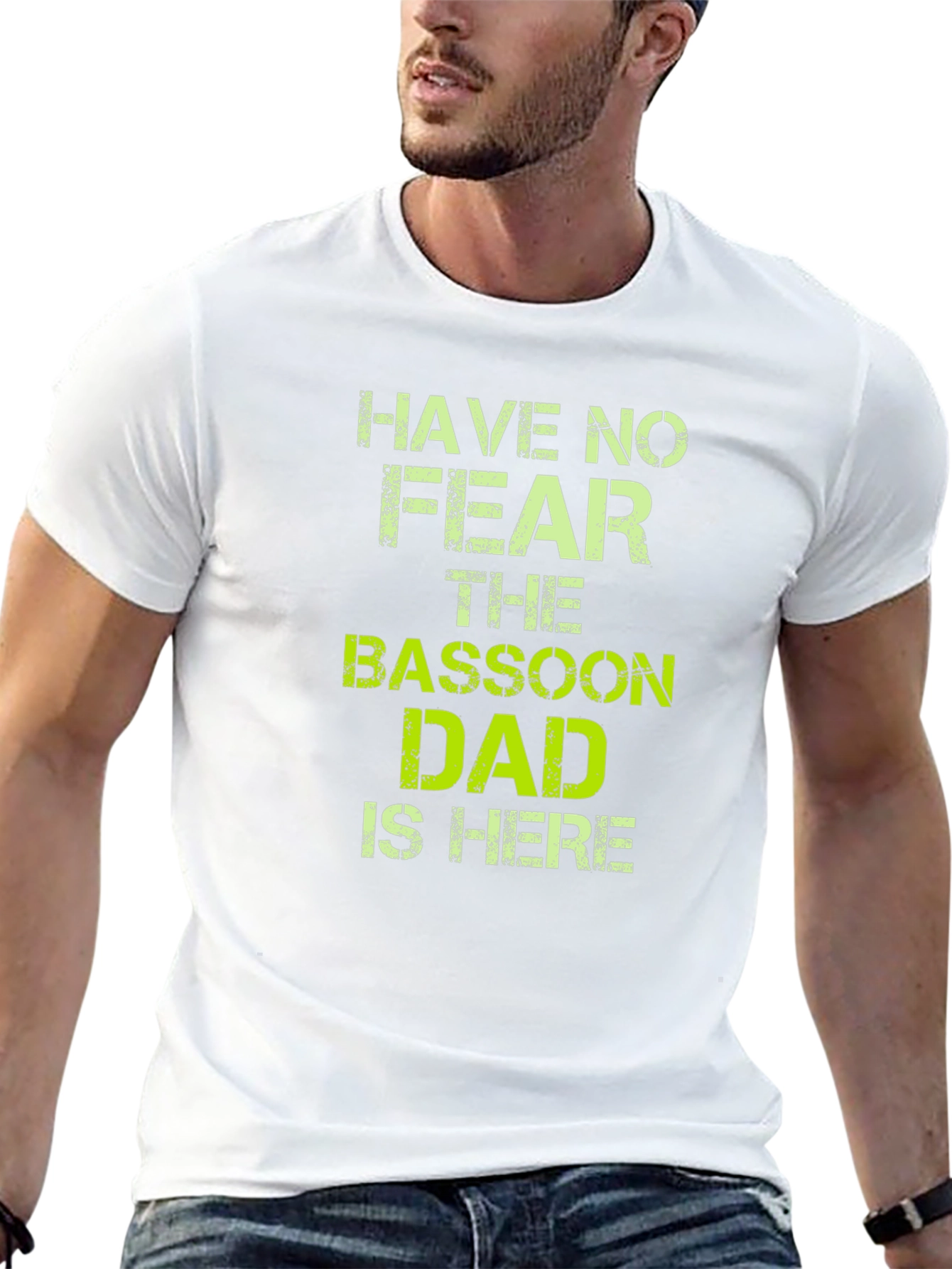 Black Bassoon Dad T-Shirt - Funny Musician Father's Day Tee view 13