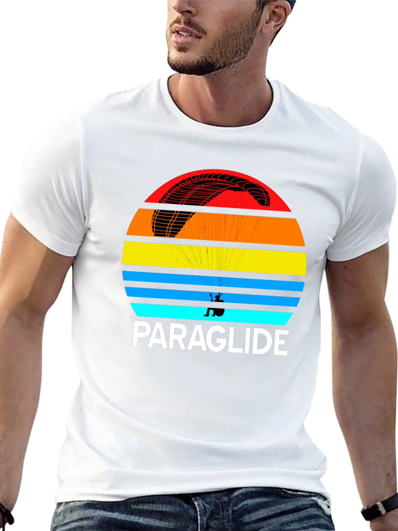 Black Paraglide Graphic Tee - Adventure Awaits! view 13