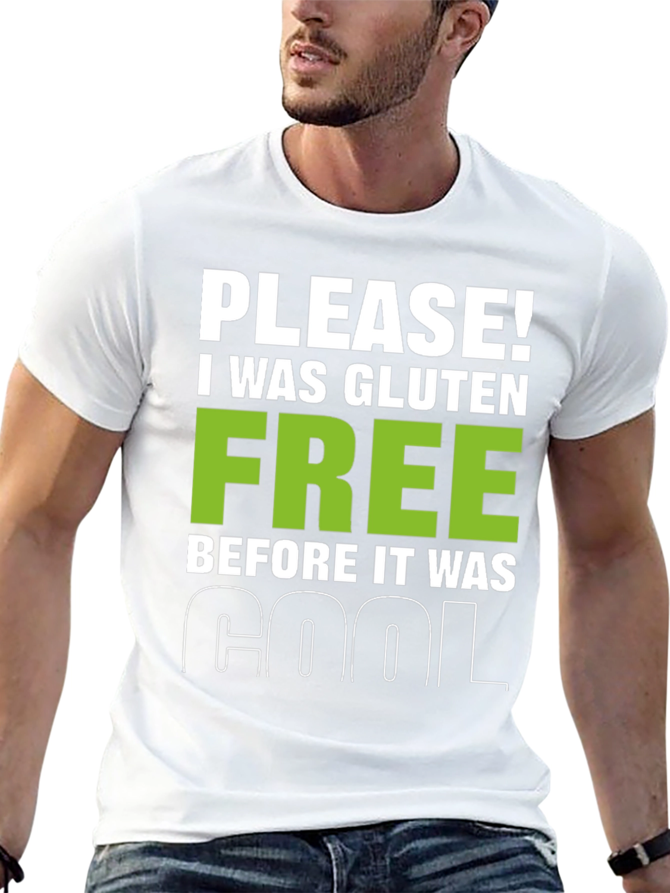 Black Gluten Free Before It Was Cool T-Shirt view 13