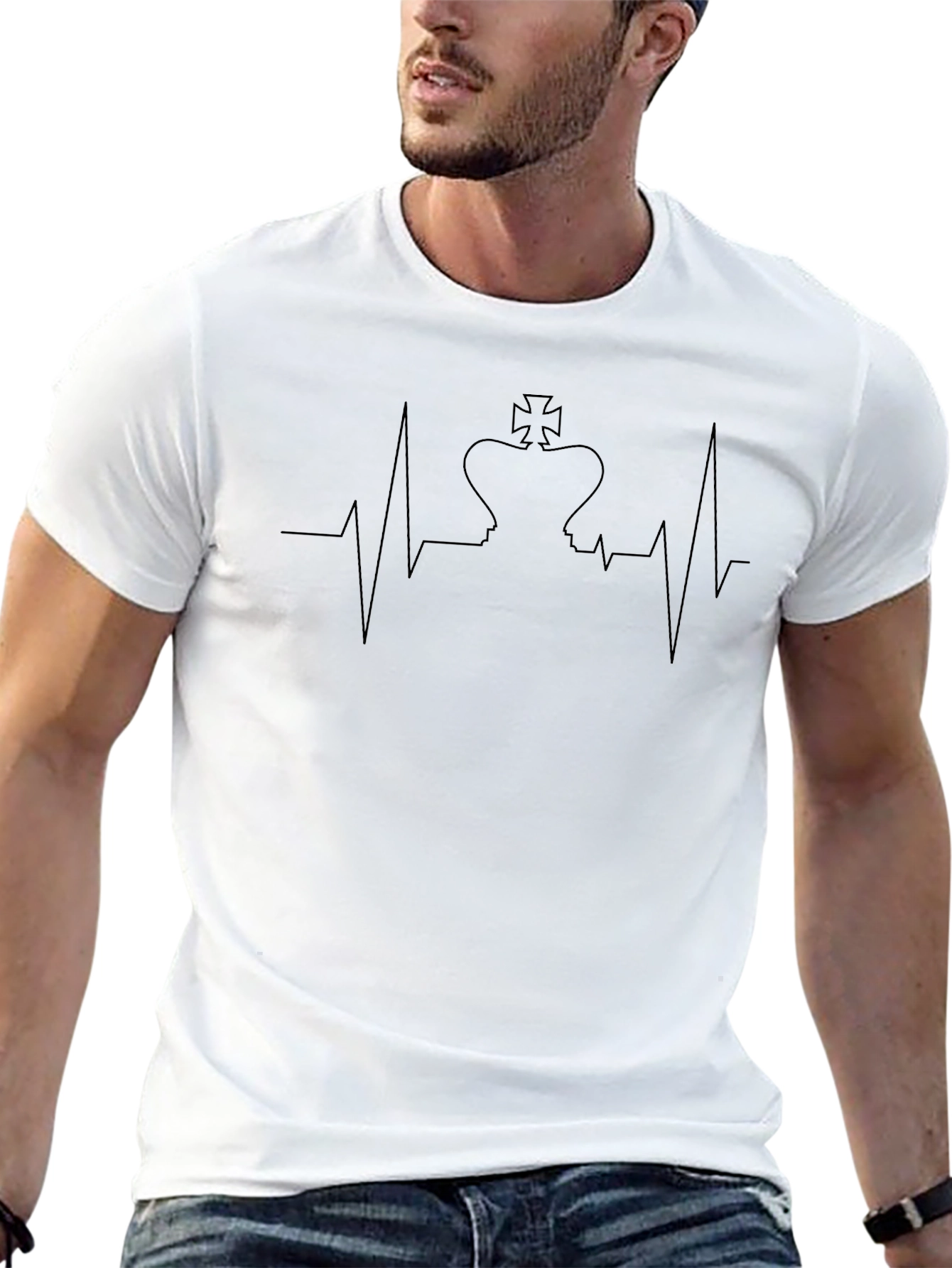 Chess King Heartbeat T-Shirt - 13
