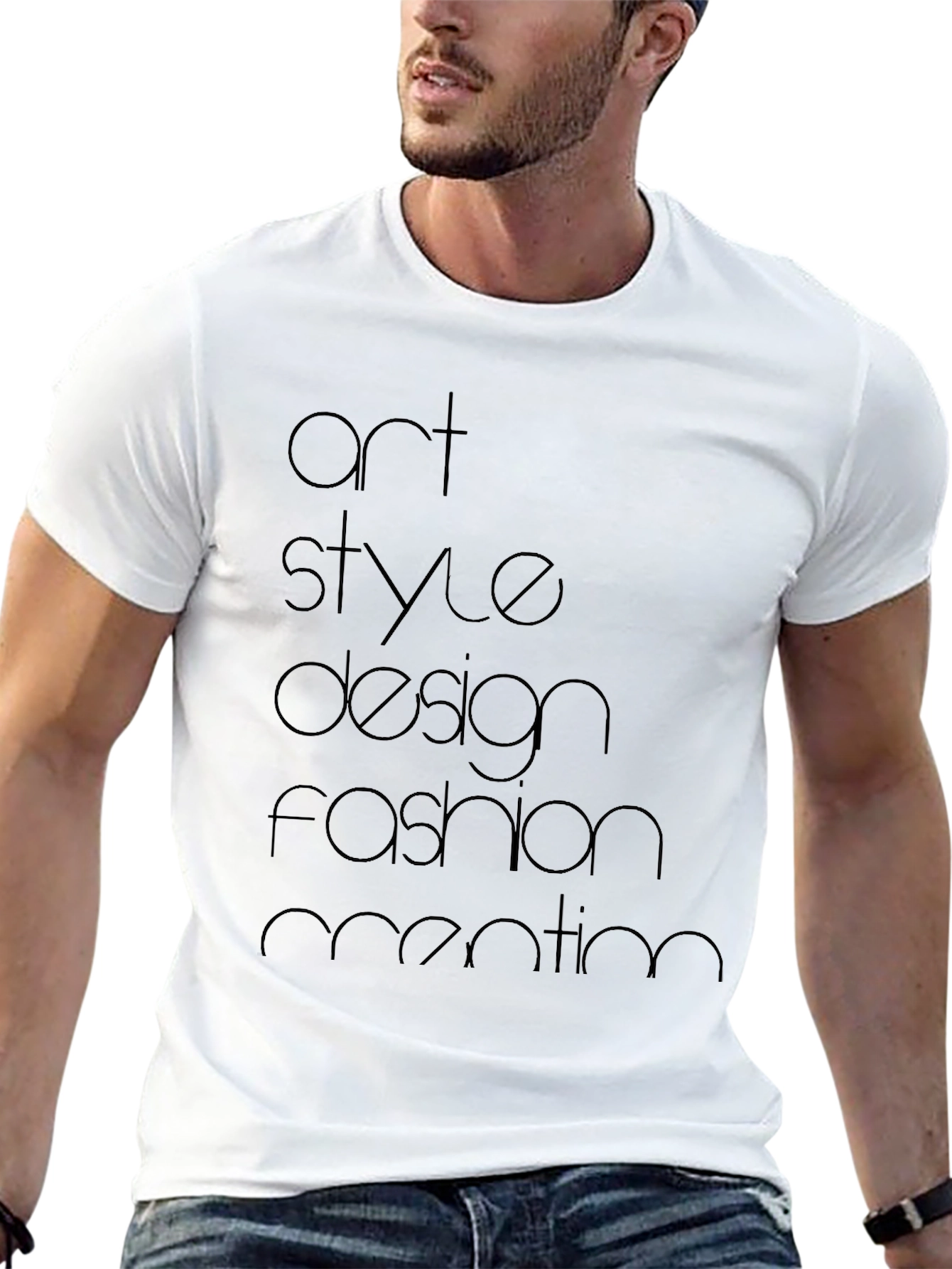 Black Art Style Design Fashion T-Shirt view 13