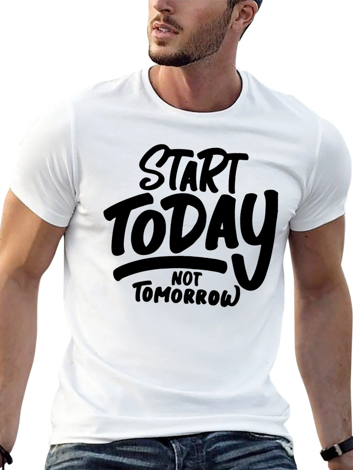 Black Start Today Black Graphic T-Shirt view 13