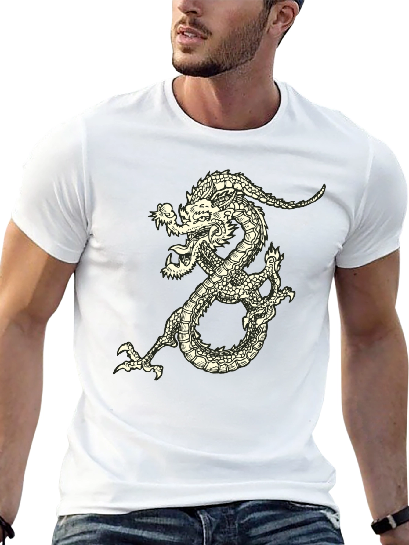 Black Dragon Graphic Tee - Black Short Sleeve view 13