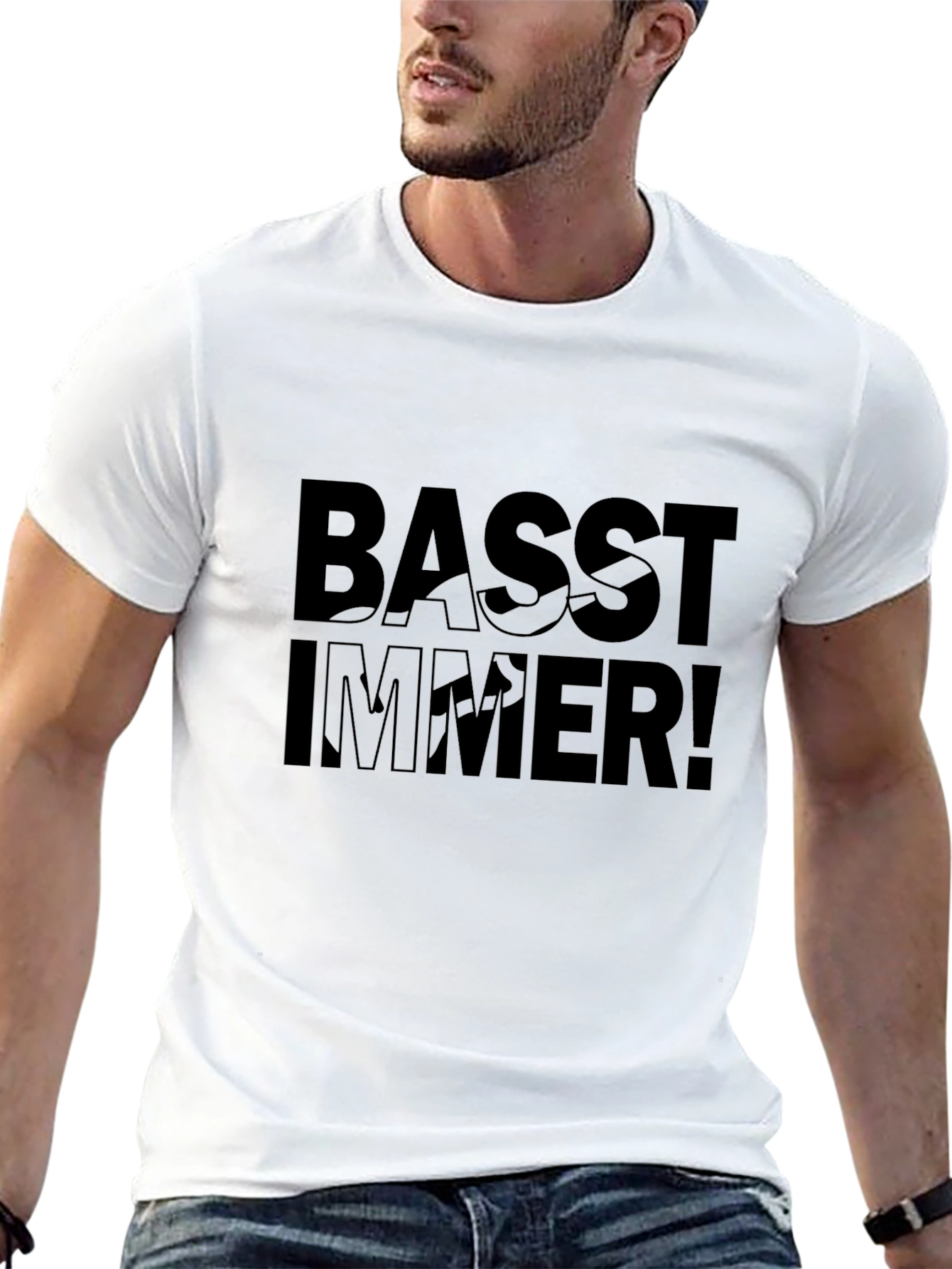 Black Basst Immer! Graphic Tee - Black view 13