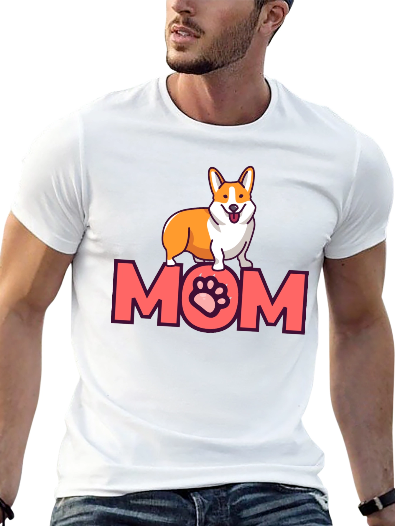 Black Corgi Mom T-Shirt - Cute Dog Lover Tee view 13