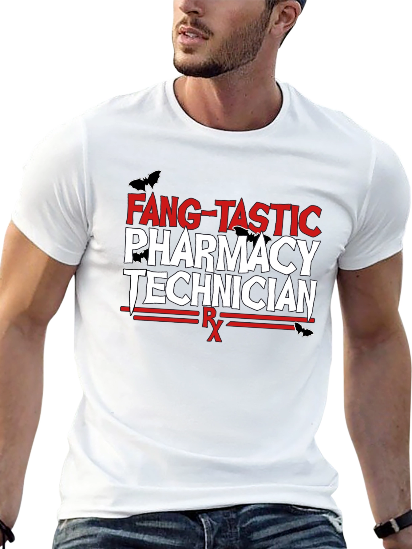 Black Fang-Tastic Pharmacy Technician T-Shirt view 13