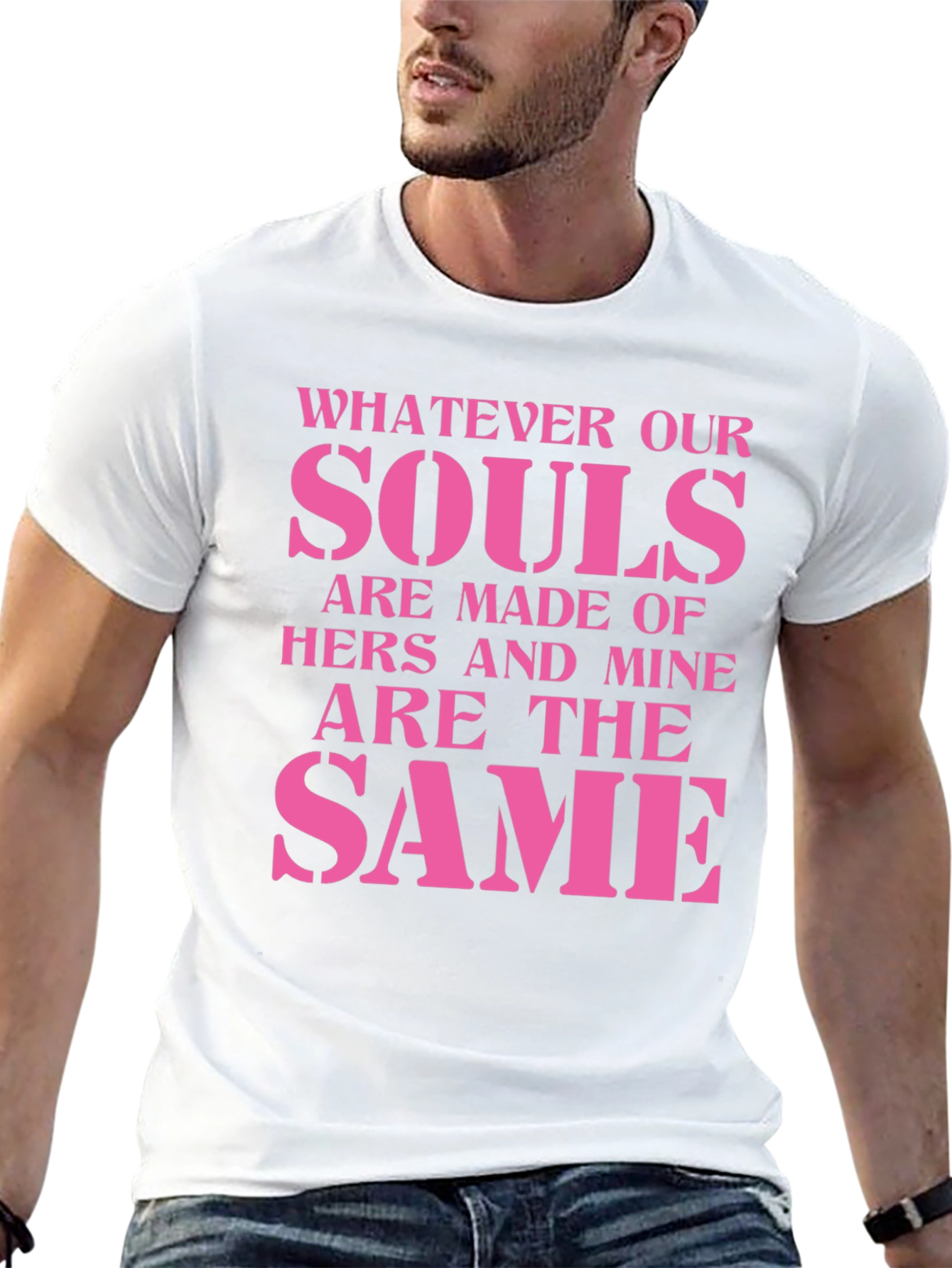 Black Souls Made of Hers and Mine T-Shirt view 13