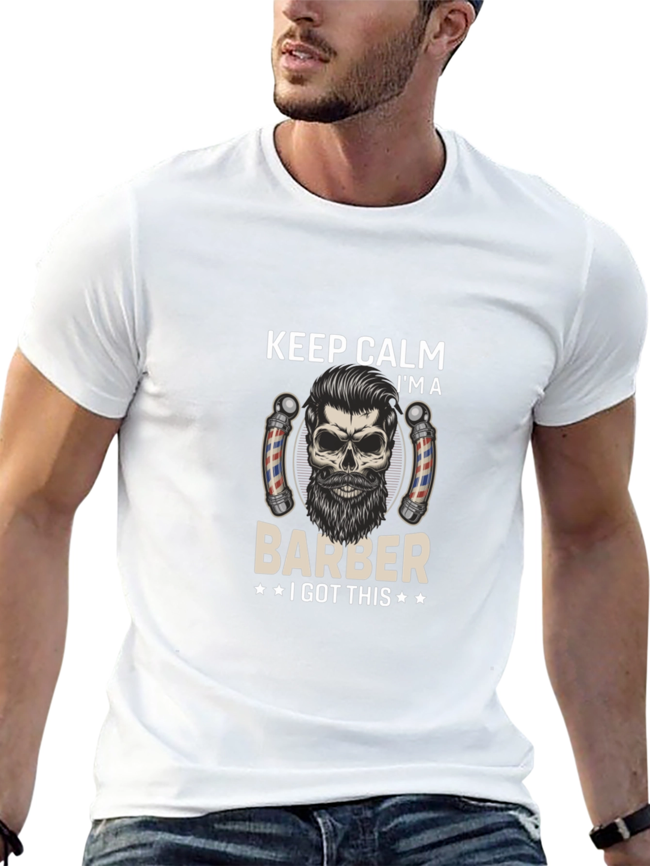 Keep Calm Barber T-Shirt - Stylish & Unique - 13