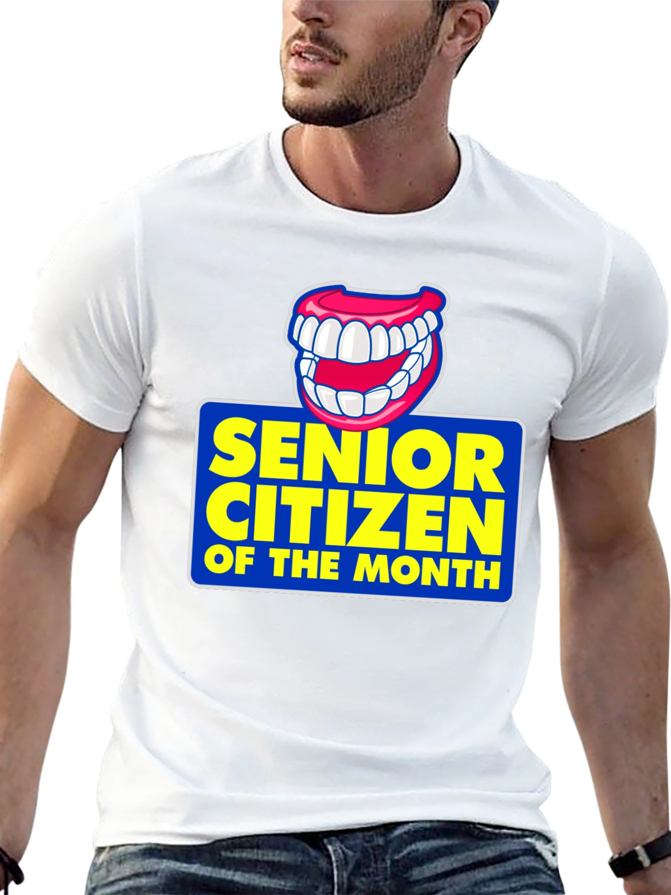 Black Senior Citizen of the Month Novelty Graphic T-Shirt view 13
