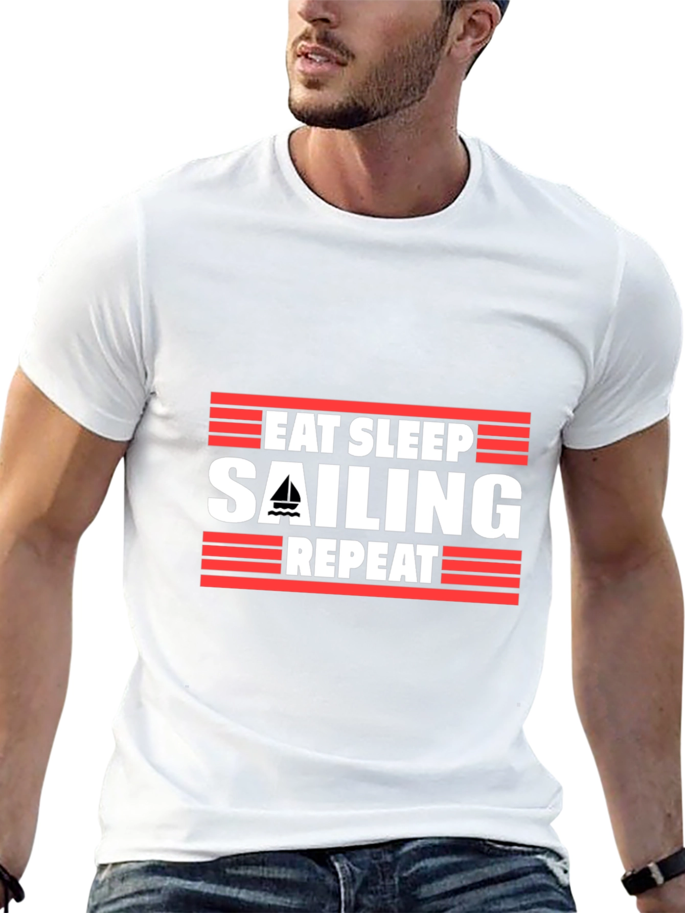 Eat Sleep Sailing Repeat T-Shirt - 13