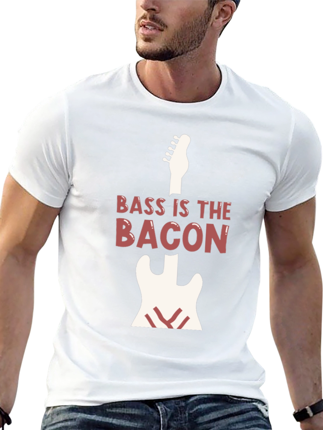 Black Bass is the Bacon T-Shirt view 13