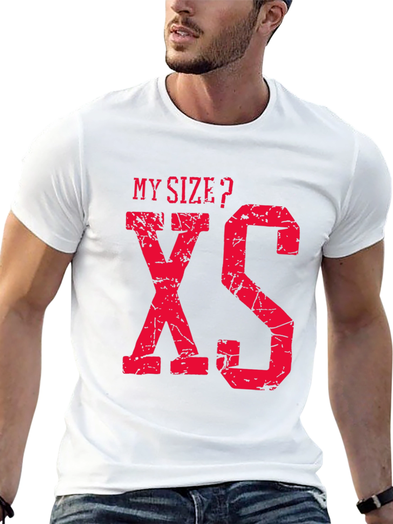Black My Size? XS Funny Graphic T-Shirt view 13