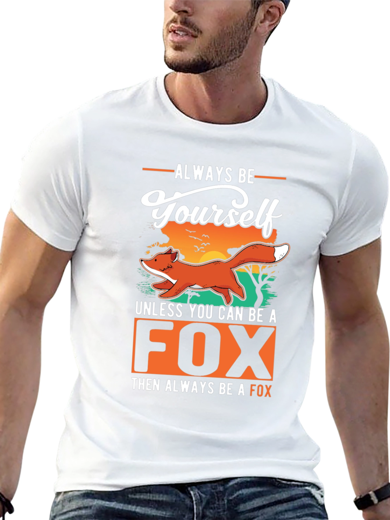Black Always Be Yourself Unless You Can Be a Fox T-Shirt view 13