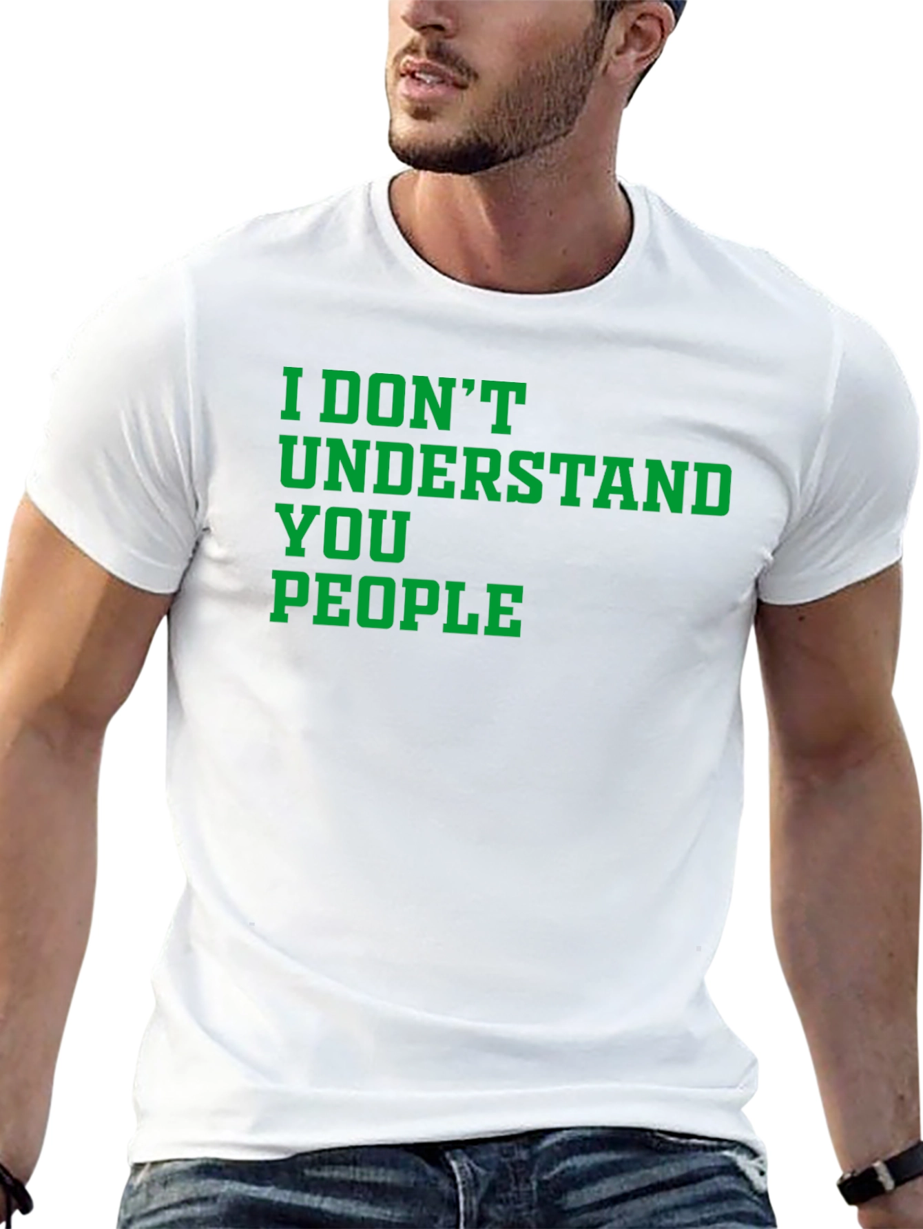 Black I Don't Understand You People Graphic Tee view 13