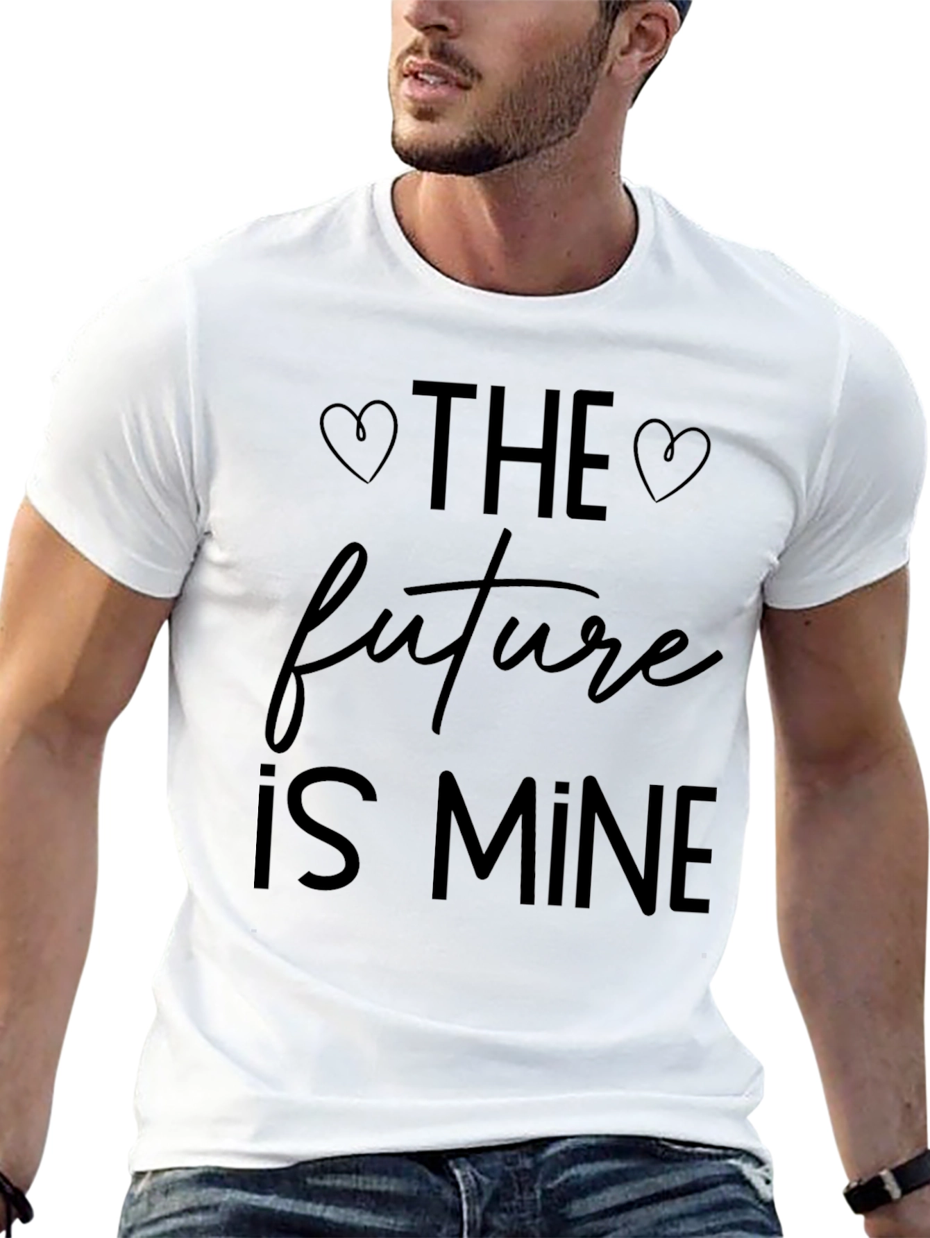 Black The Future is Mine Graphic T-Shirt view 13
