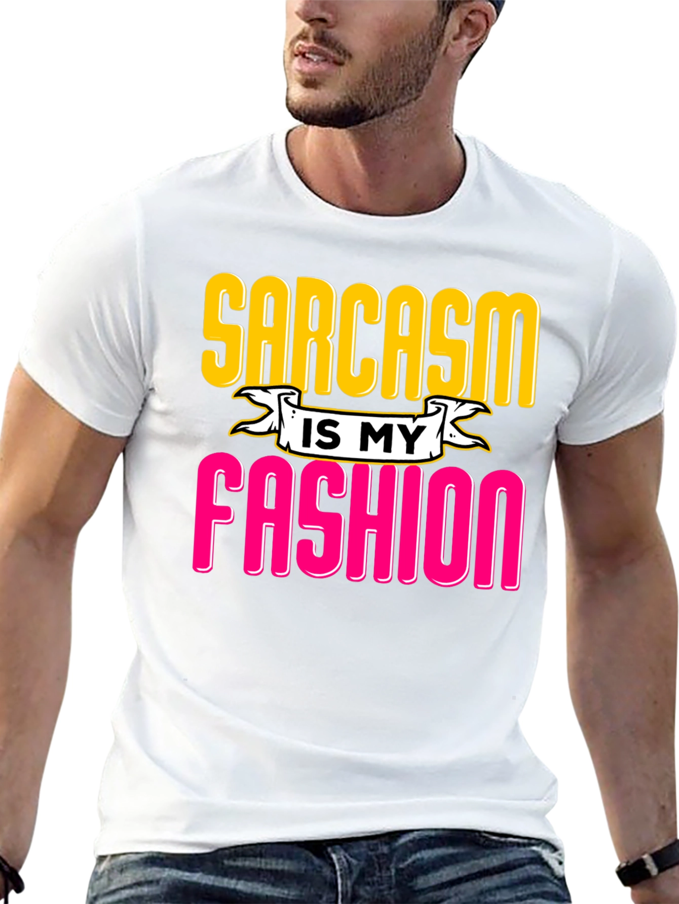 Black Sarcasm is My Fashion Graphic Tee view 13