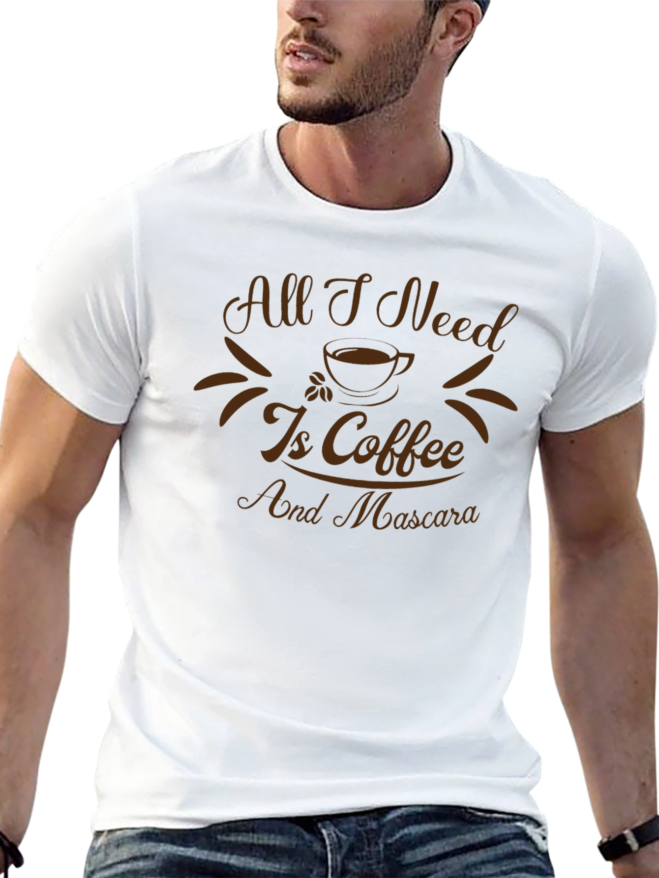 Black Coffee & Mascara T-Shirt - Perfect for Everyday! view 13