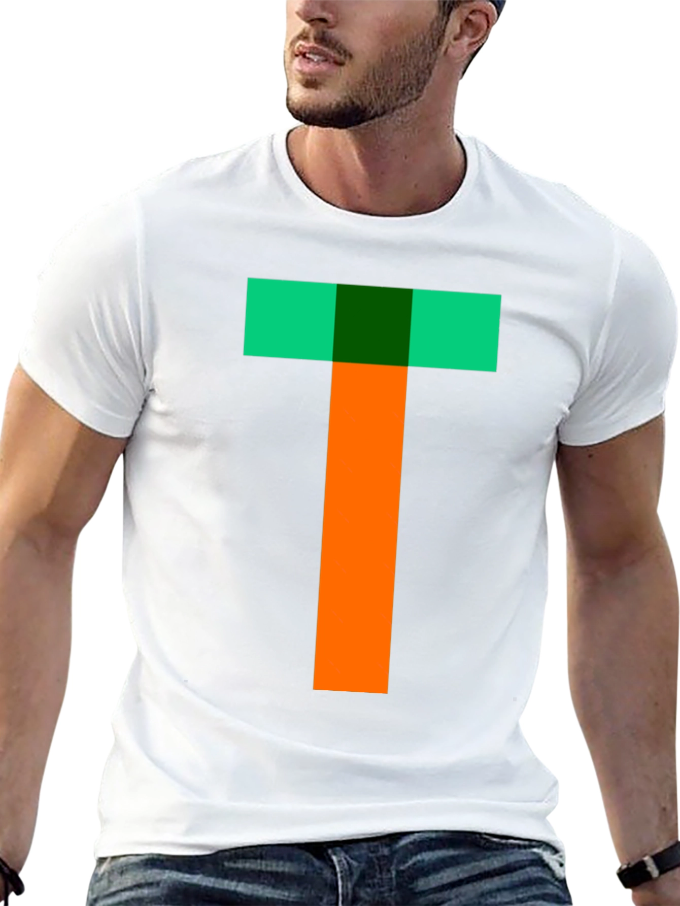 Black Pixelated T Shirt - Cool Retro Gaming Style Tee view 13