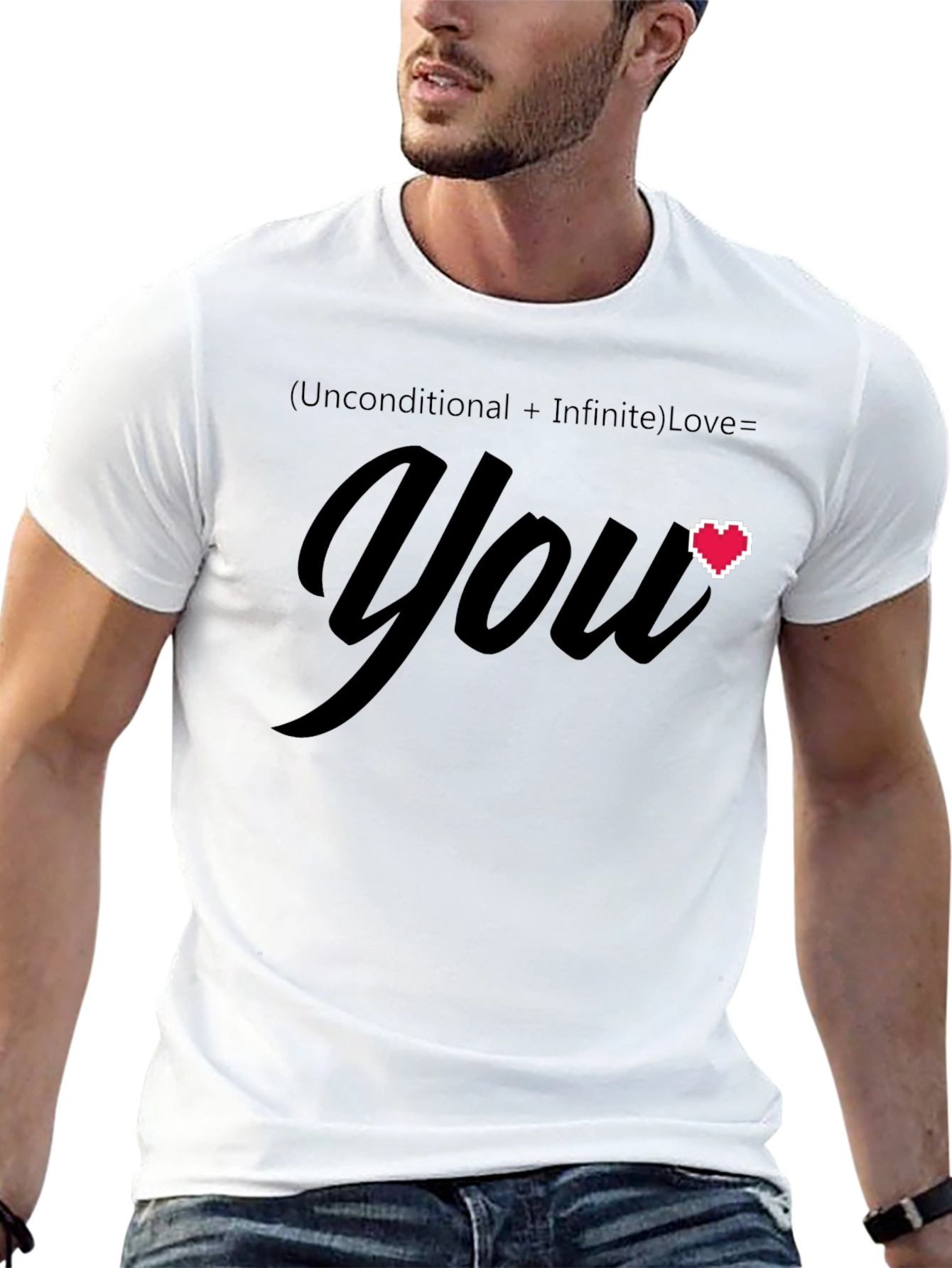 Black Love Equation Graphic T-Shirt - You view 13