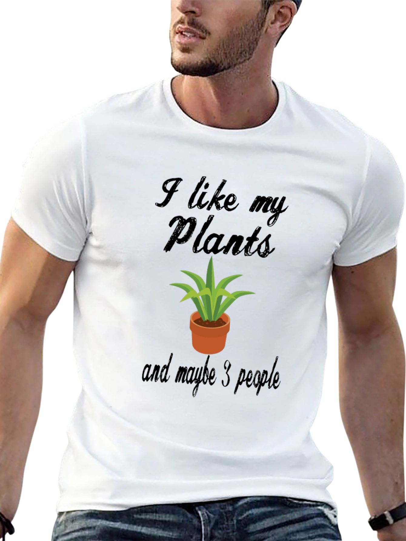 Black I Like My Plants T-Shirt -  Horticulture Apparel view 13