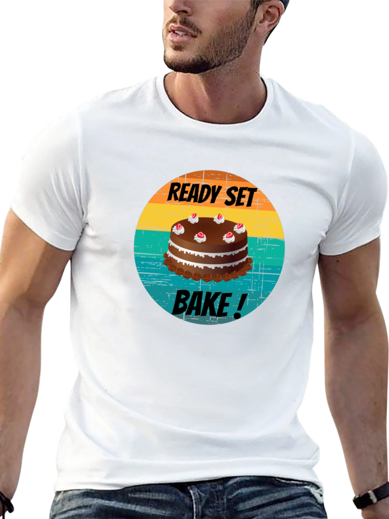 Black Ready Set Bake T-Shirt - Baking Lover Apparel view 13