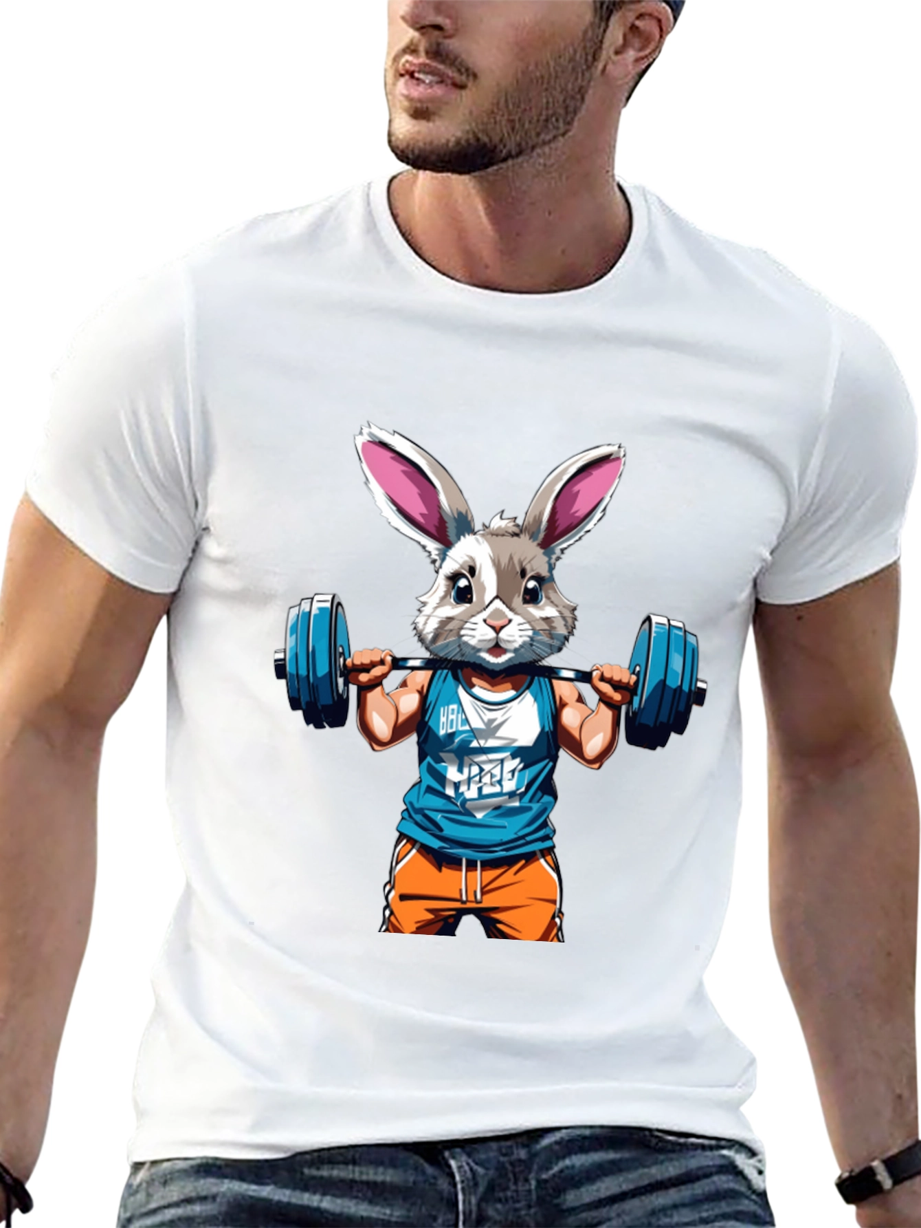 Black Bunny Gym Rat T-Shirt view 13