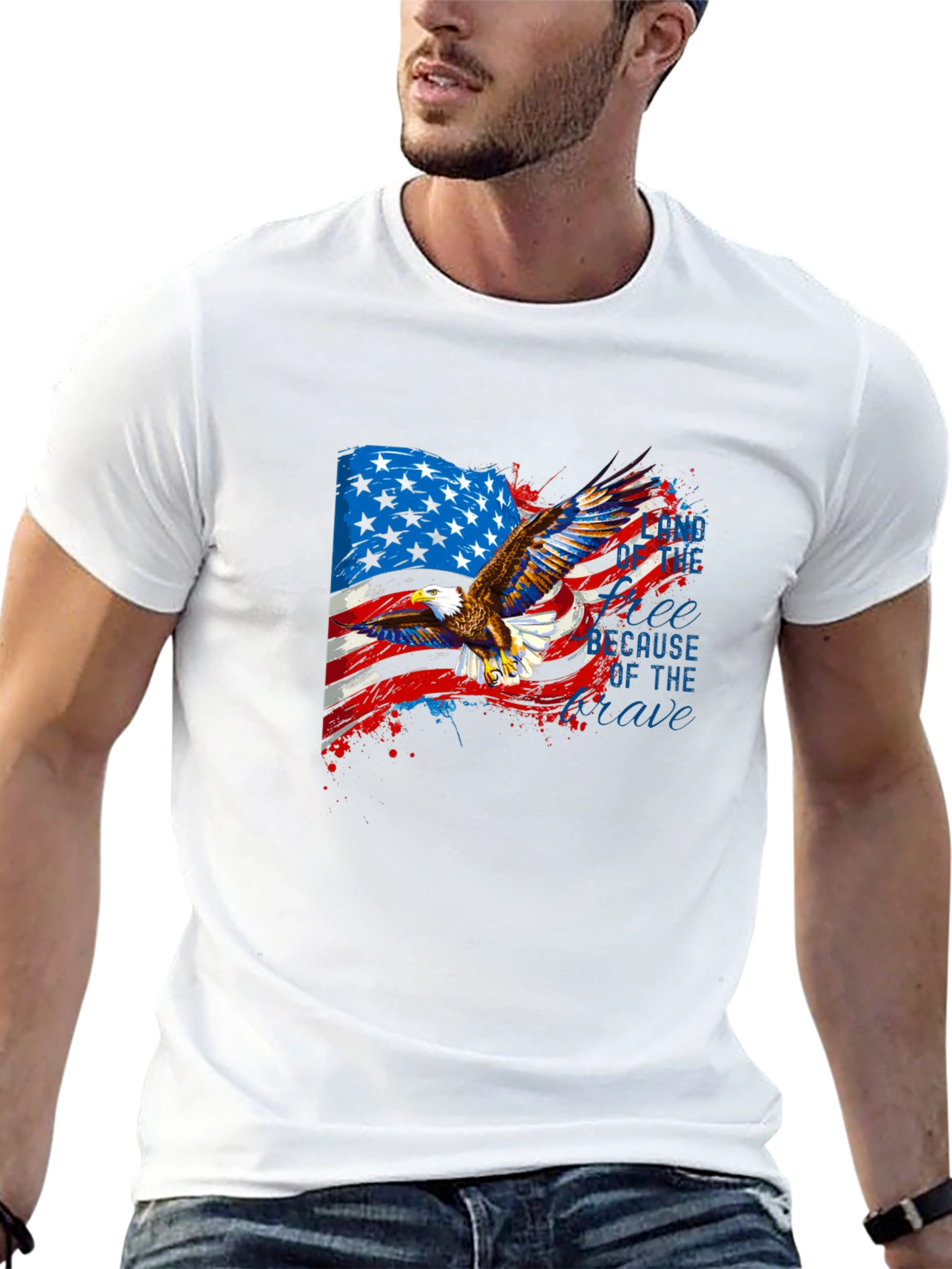 Black American Eagle Graphic Tee view 13