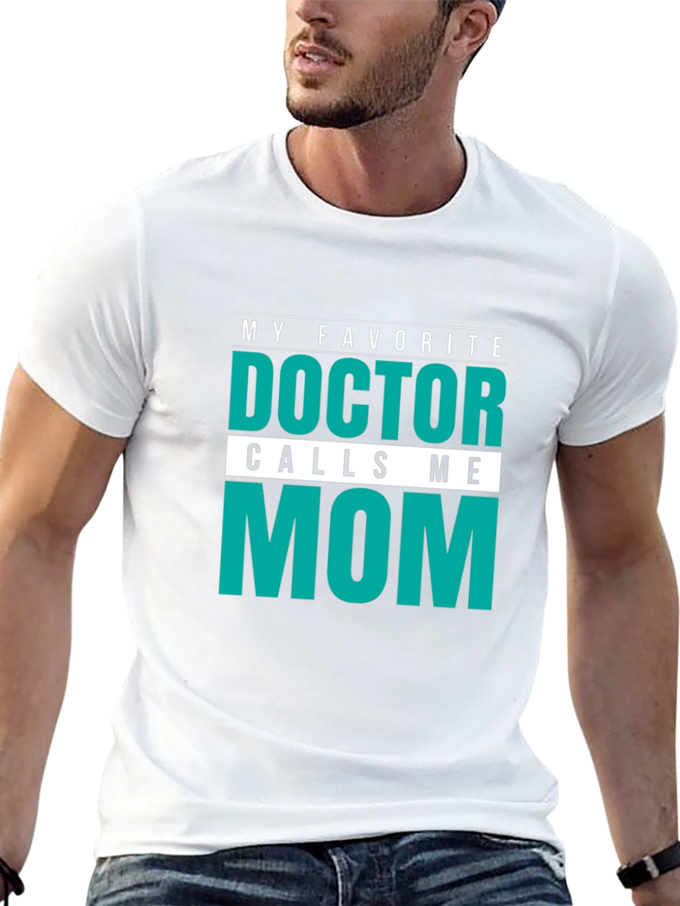 Black My Favorite Doctor Calls Me Mom T-Shirt view 13