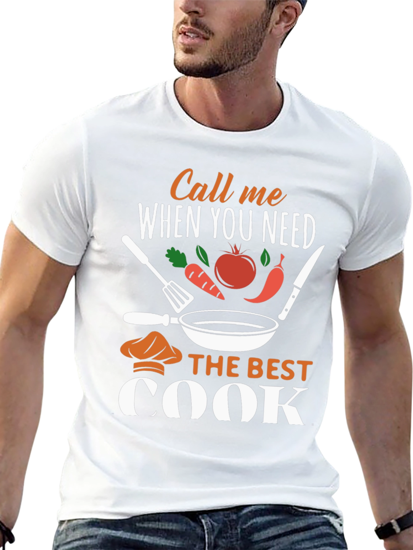 Black Call Me When You Need The Best Cook T-Shirt view 13