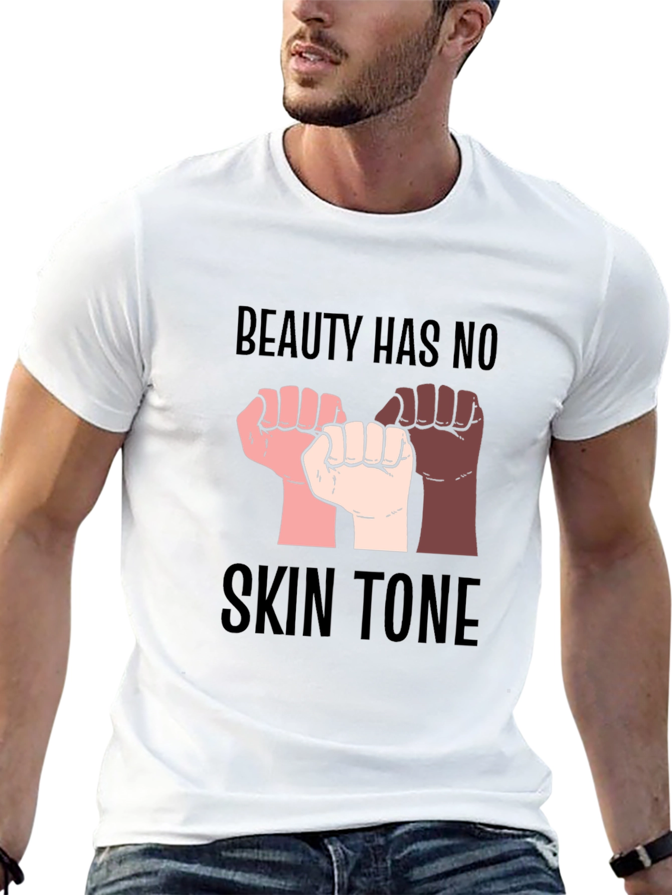 Black Beauty Has No Skin Tone T-Shirt view 13
