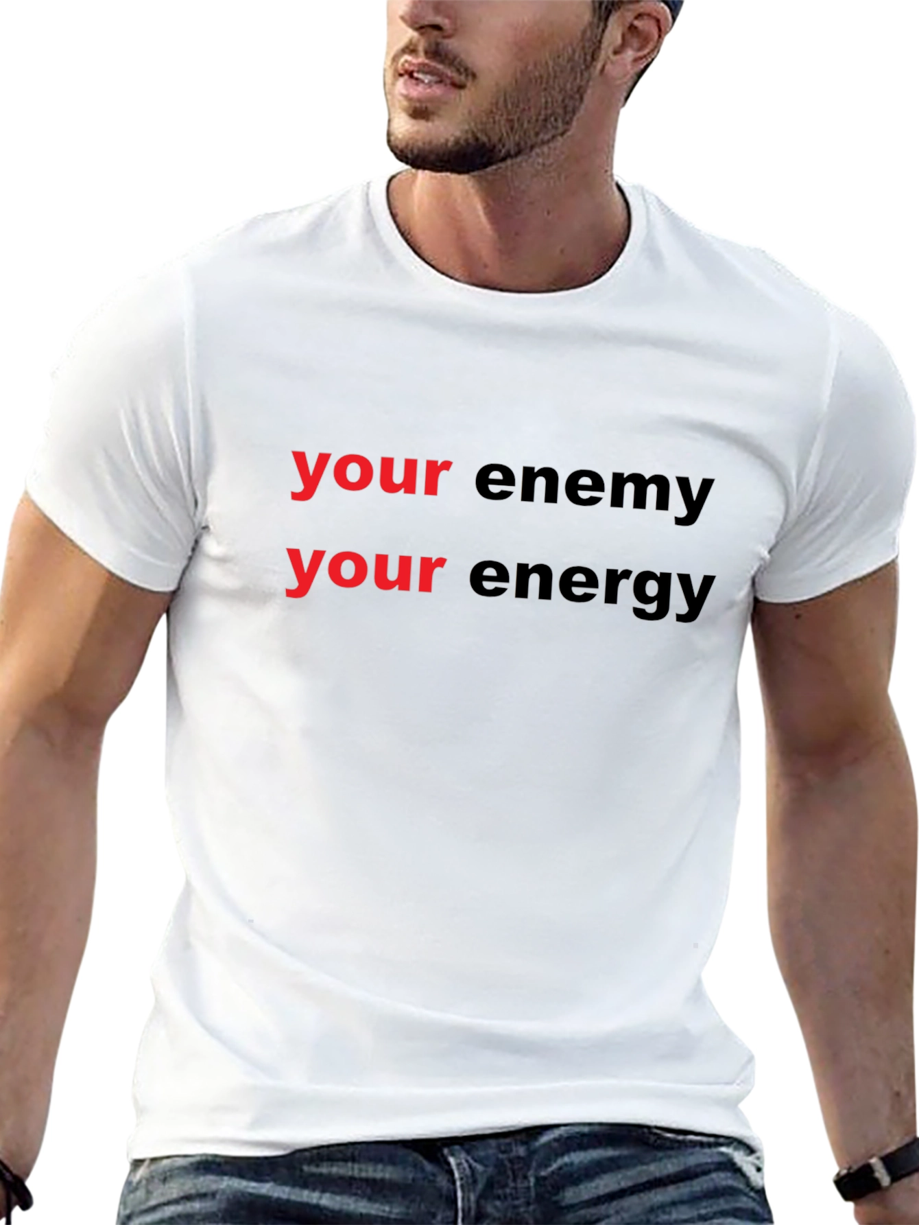 Black Your Energy T-Shirt - Motivational Graphic Tee view 13