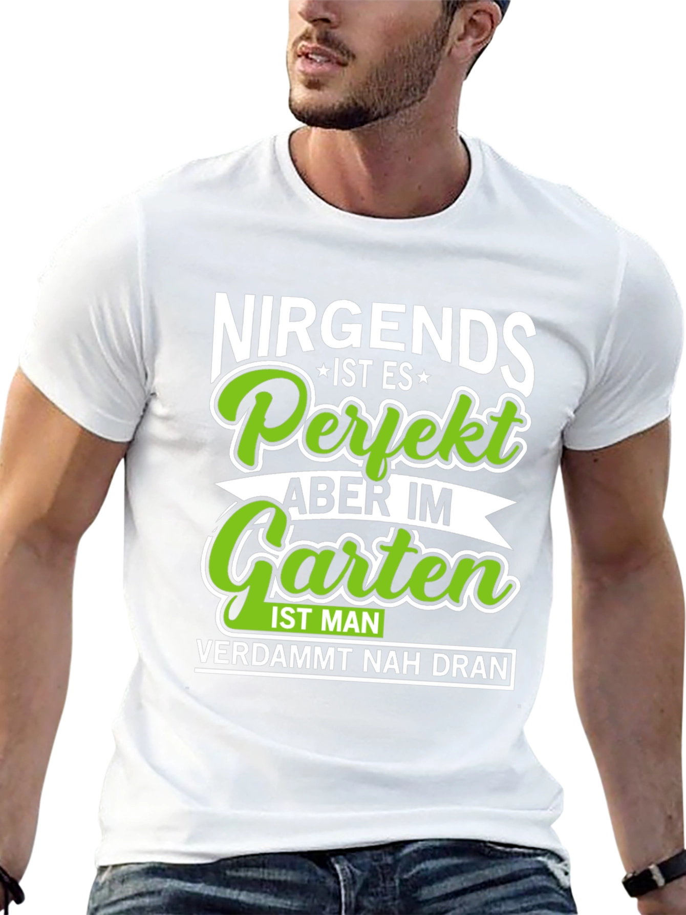 Black Nirgends Perfekt Garten T-Shirt view 13