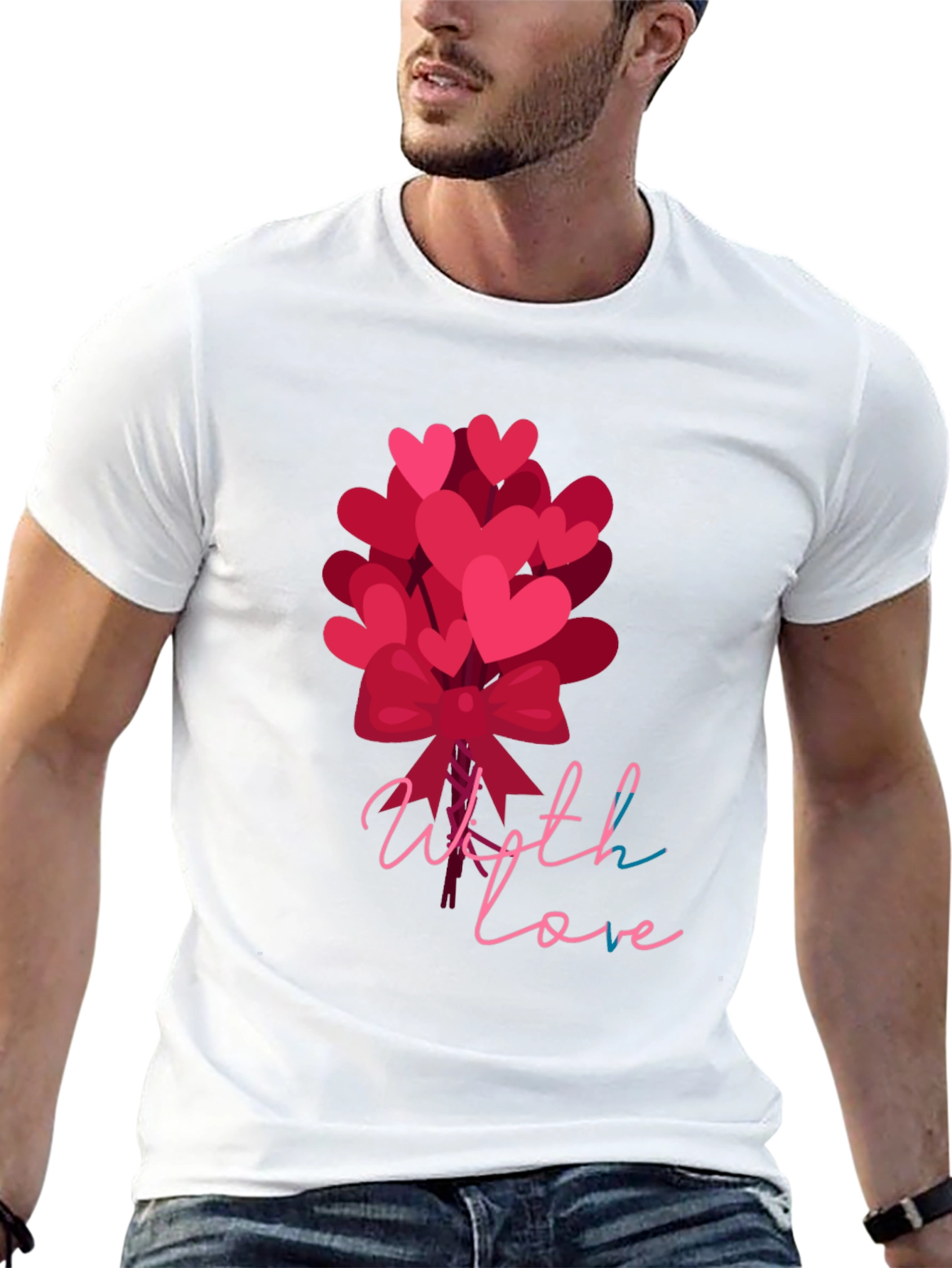 With Love Heart Balloon T-Shirt - 13