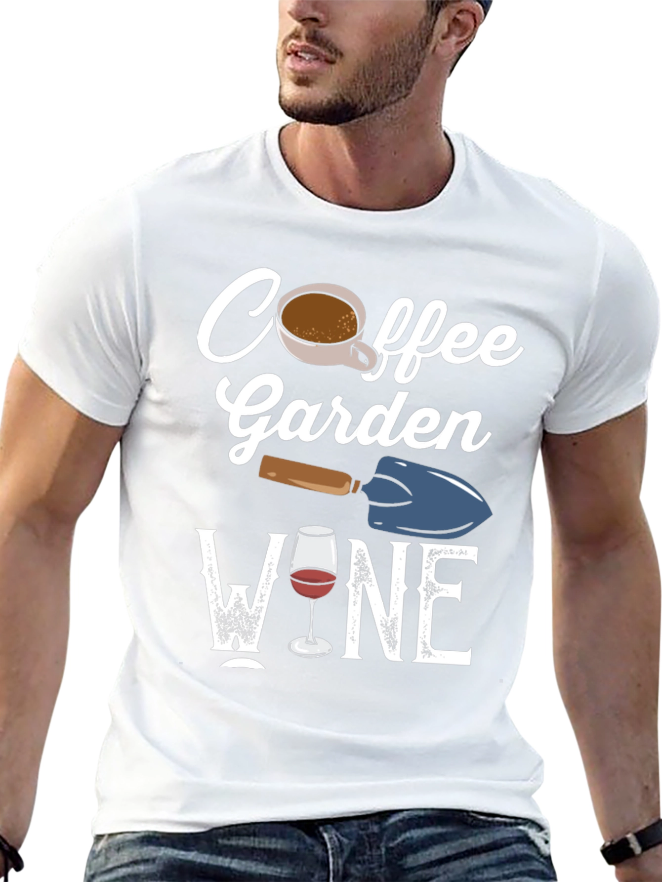 Black Coffee Garden Wine T-Shirt view 13
