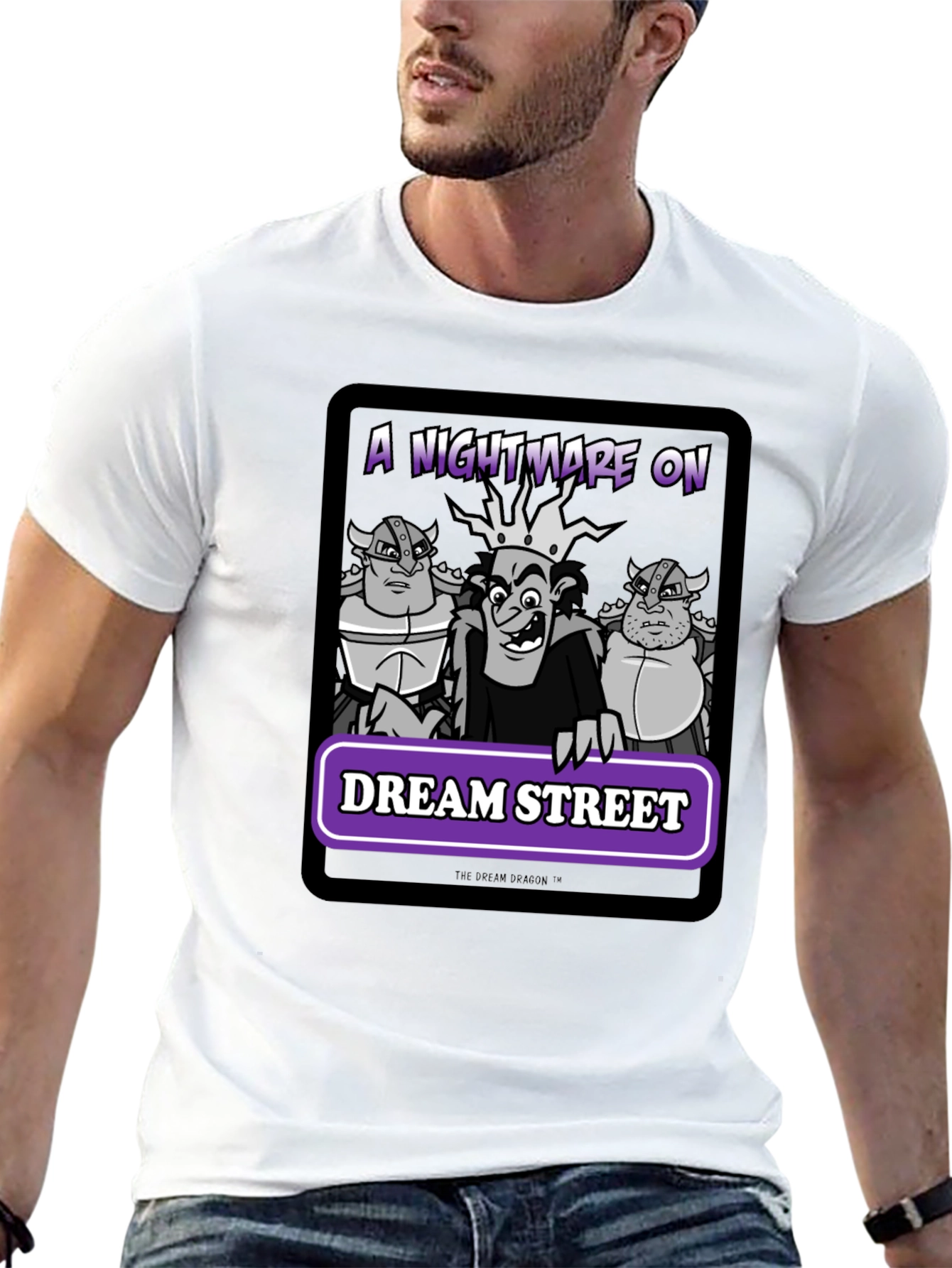 Black Nightmare on Dream Street Graphic Tee view 13