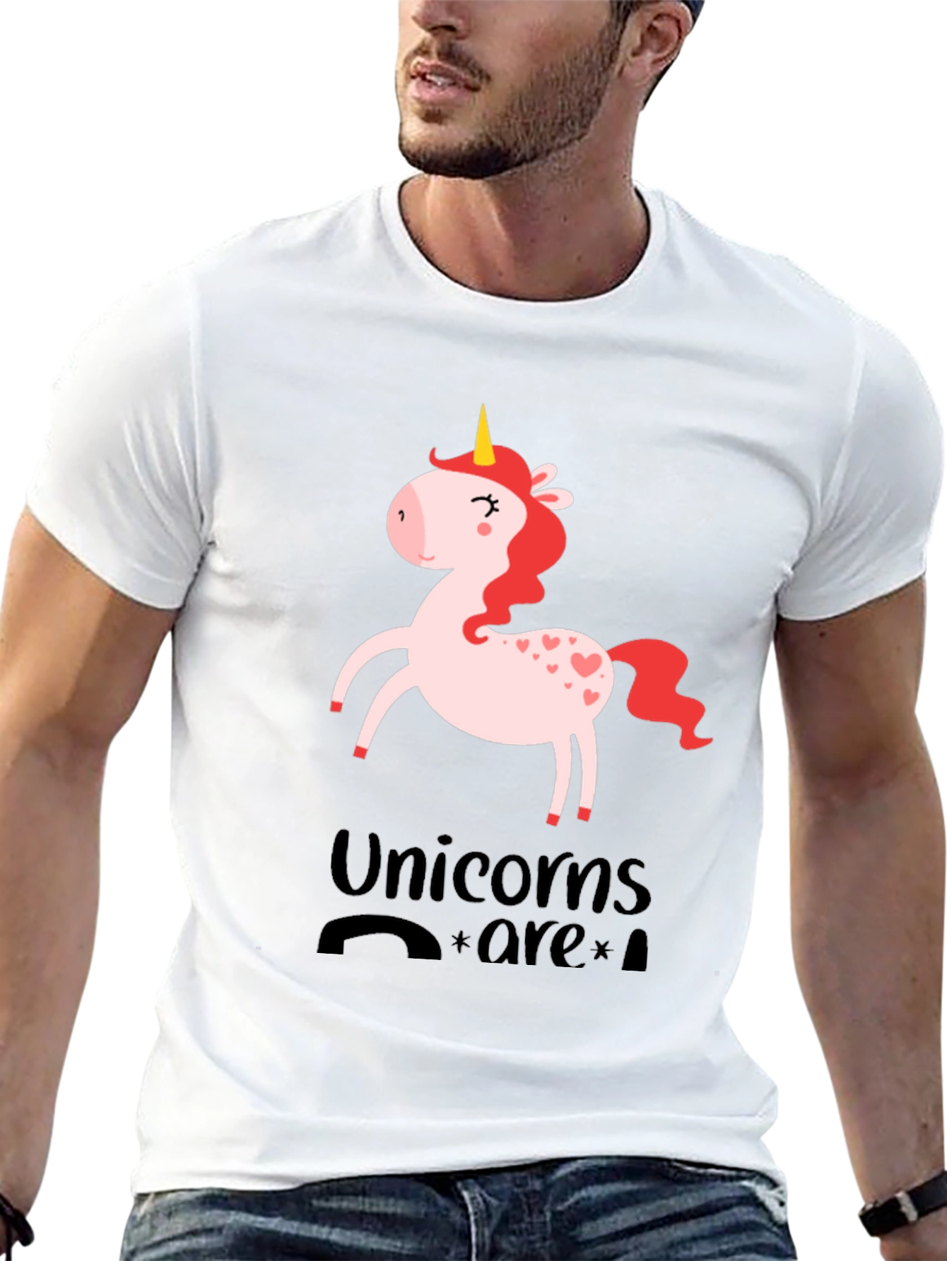 Black Unicorns Are Real Graphic Tee view 13