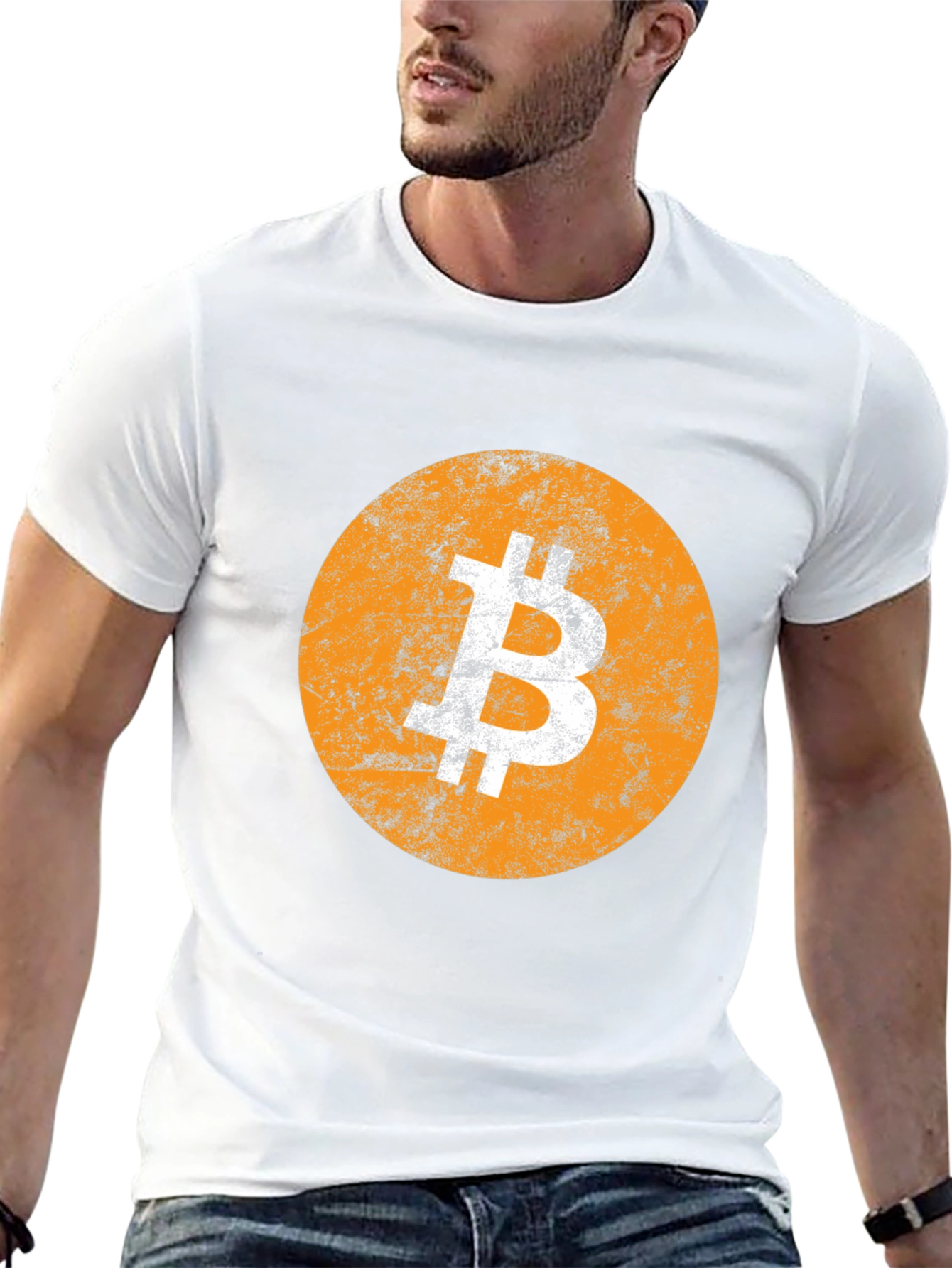 Black Bitcoin Graphic T-Shirt - Crypto Fan Apparel view 13