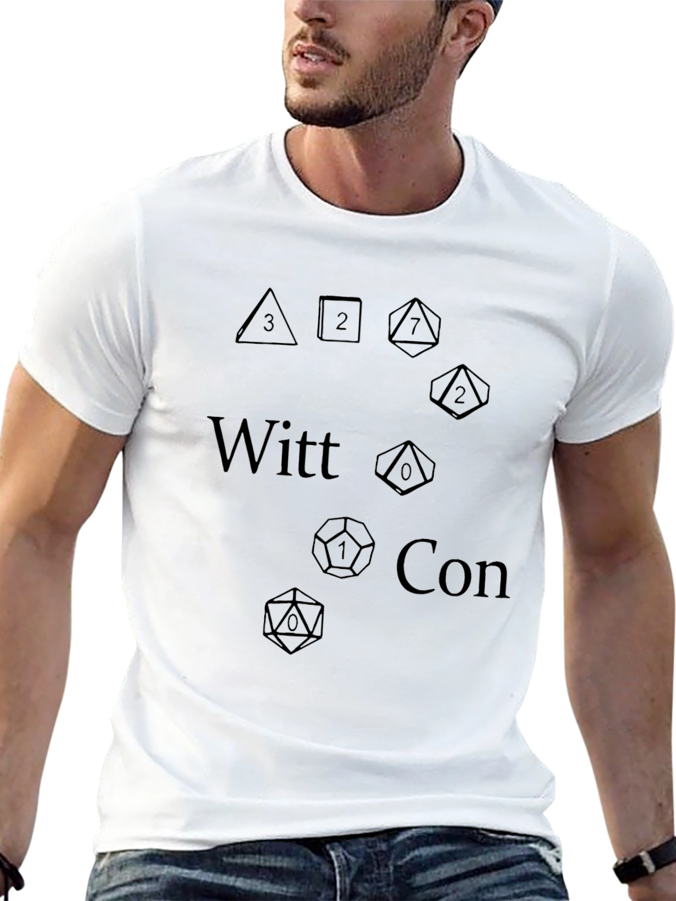 Witt Con Dice T-Shirt - Geeky Graphic Tee - 13