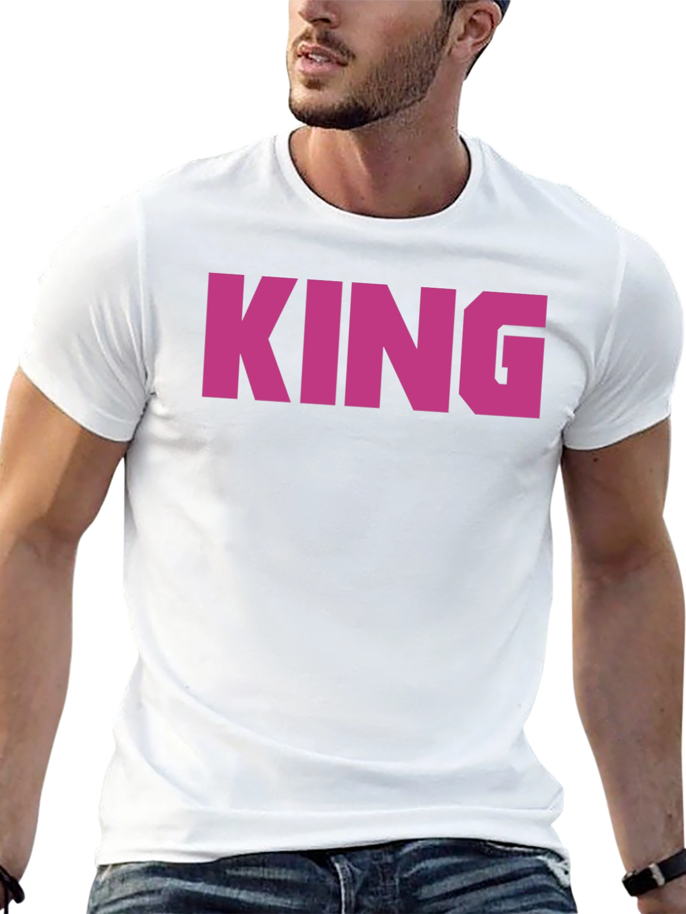 Black King Graphic Tee - Bold Statement T-Shirt view 13